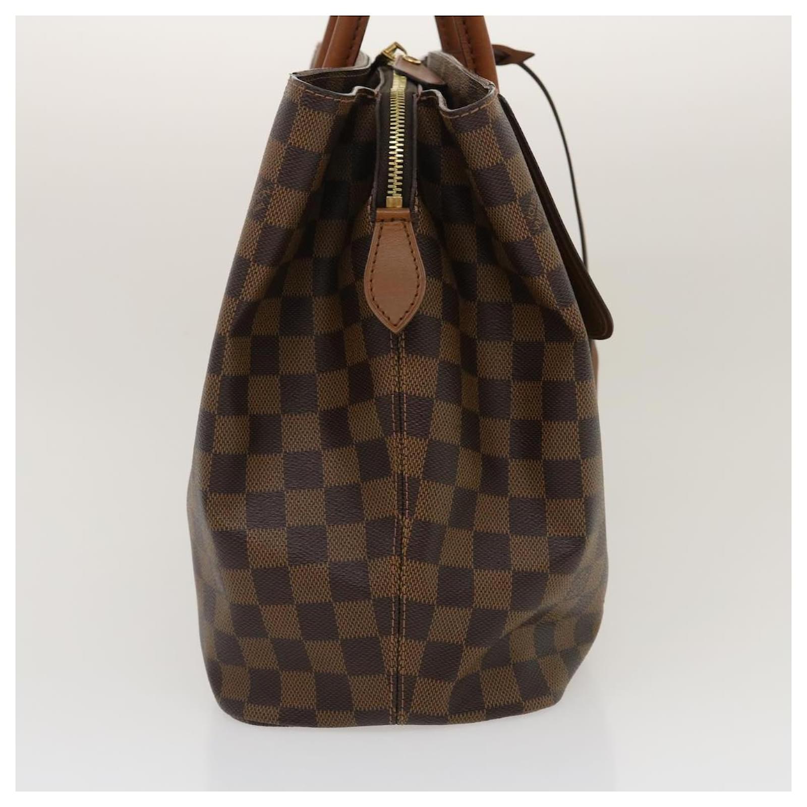 Louis Vuitton Damier Ebene Mini Speedy Hand Bag SP Order LV Auth 23260A in Damie Ebene, Women's