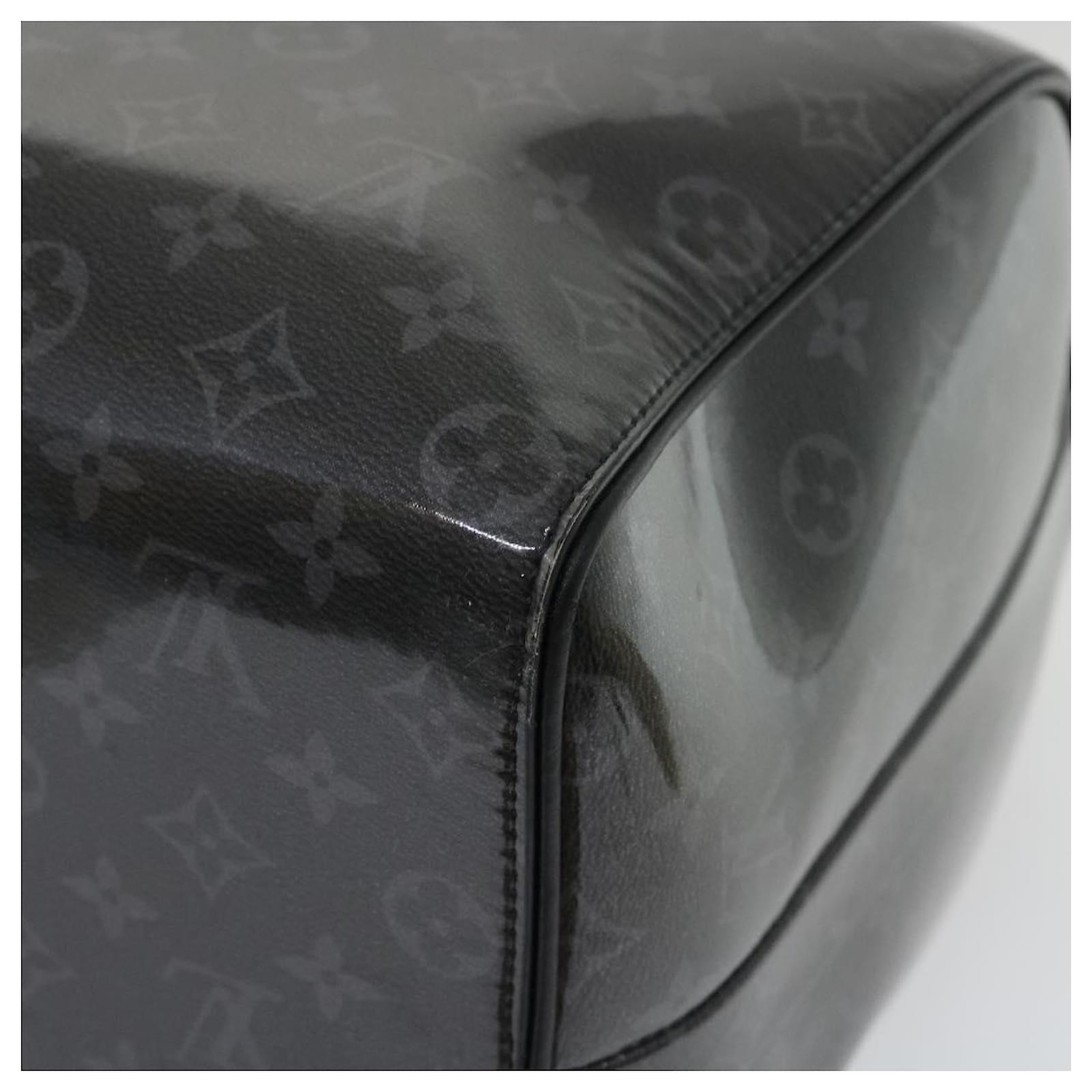 LOUIS VUITTON Eclipse Glaze Keepall Bandouliere 50 Boston Bag M43901 auth  29548a Black ref.636329 - Joli Closet