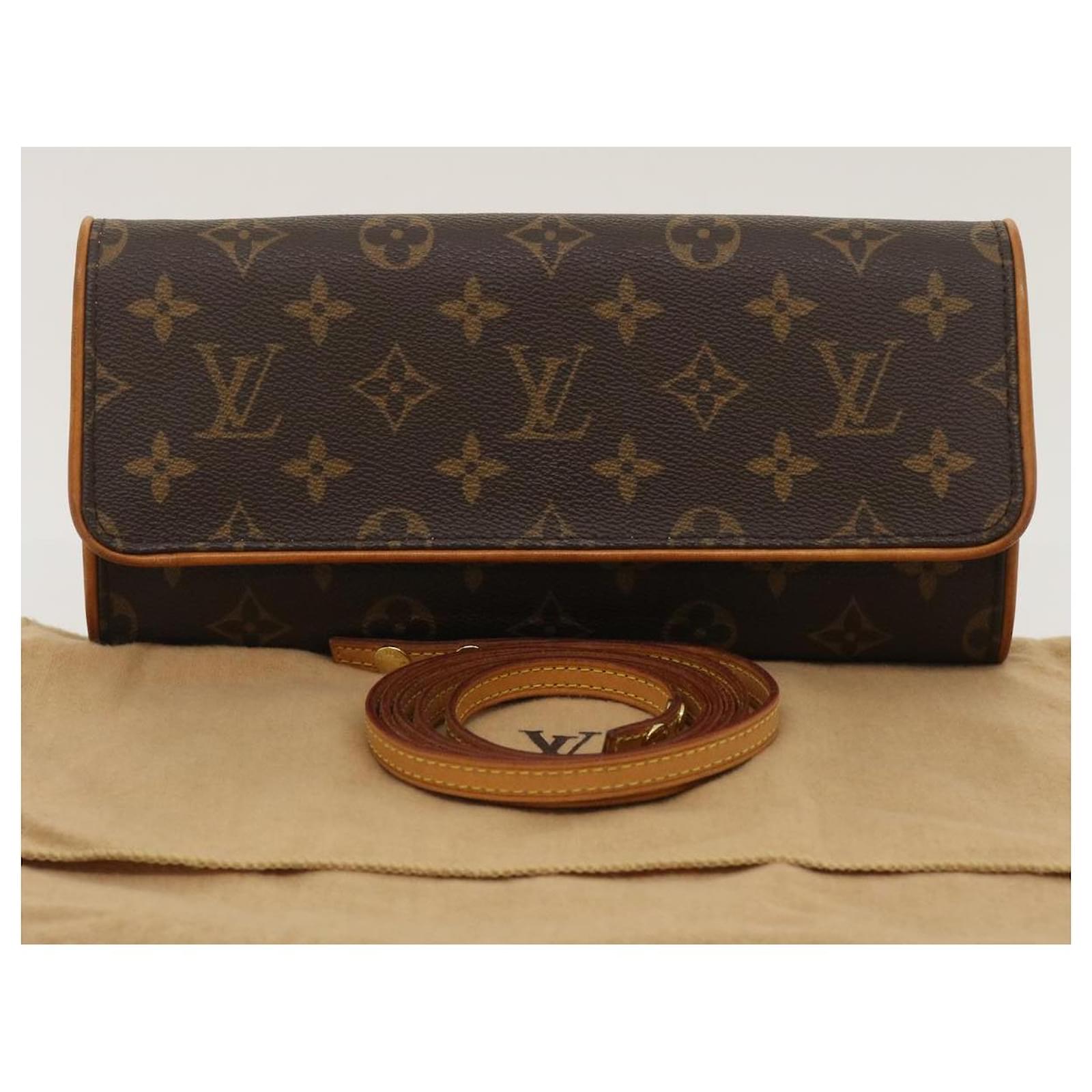 Authentic Louis Vuitton Popincourt Haut M40007 Brown Monogram Hand
