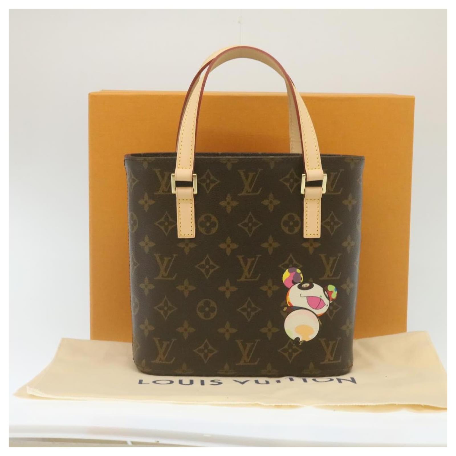 LOUIS VUITTON Monogram Panda TakashiMurakami Vavin PM ToteBag M51173 auth  26131a Cloth ref.636412 - Joli Closet