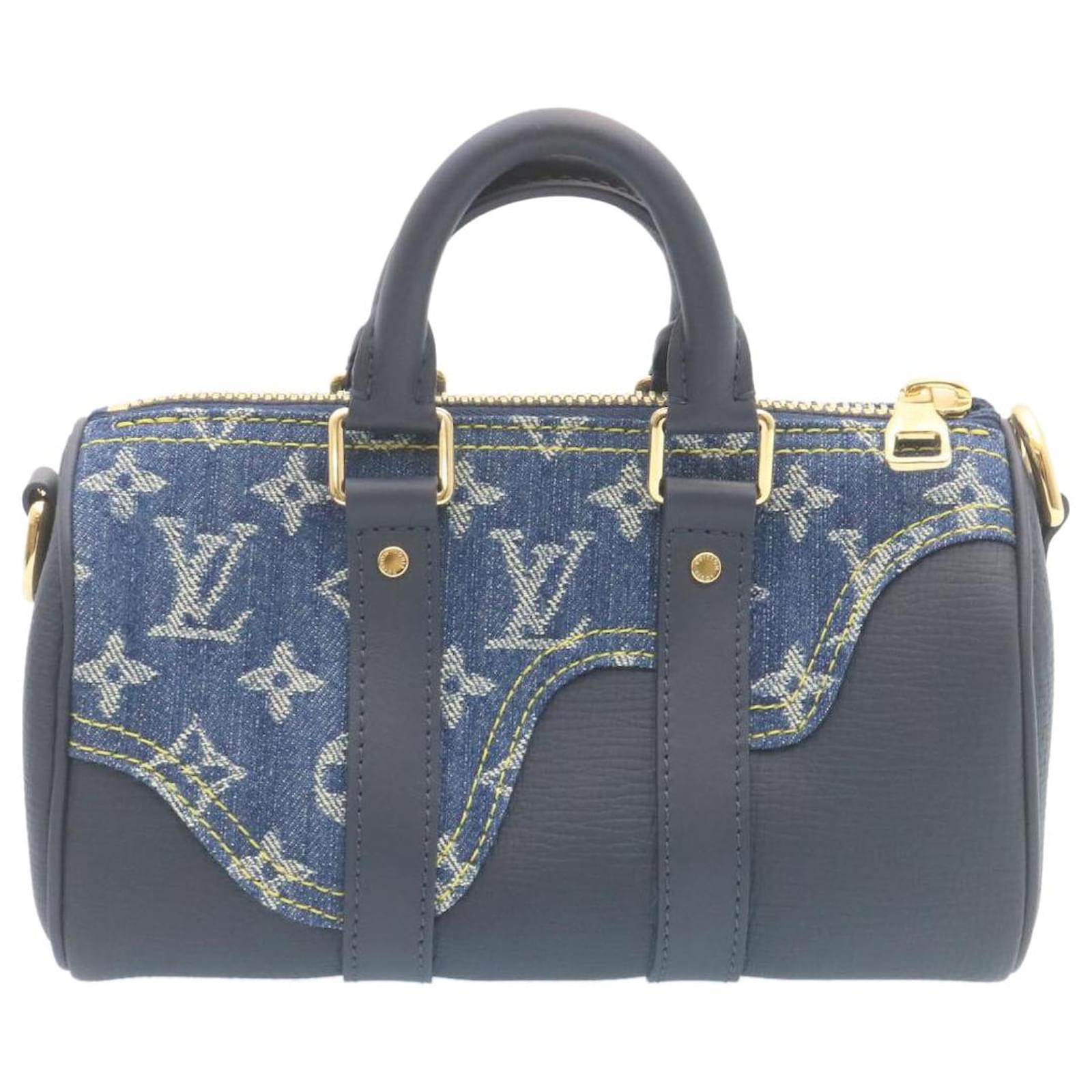 LOUIS VUITTON Camouflage Keepall Bandouliere 50 Boston Bag M56416 Auth  32799A