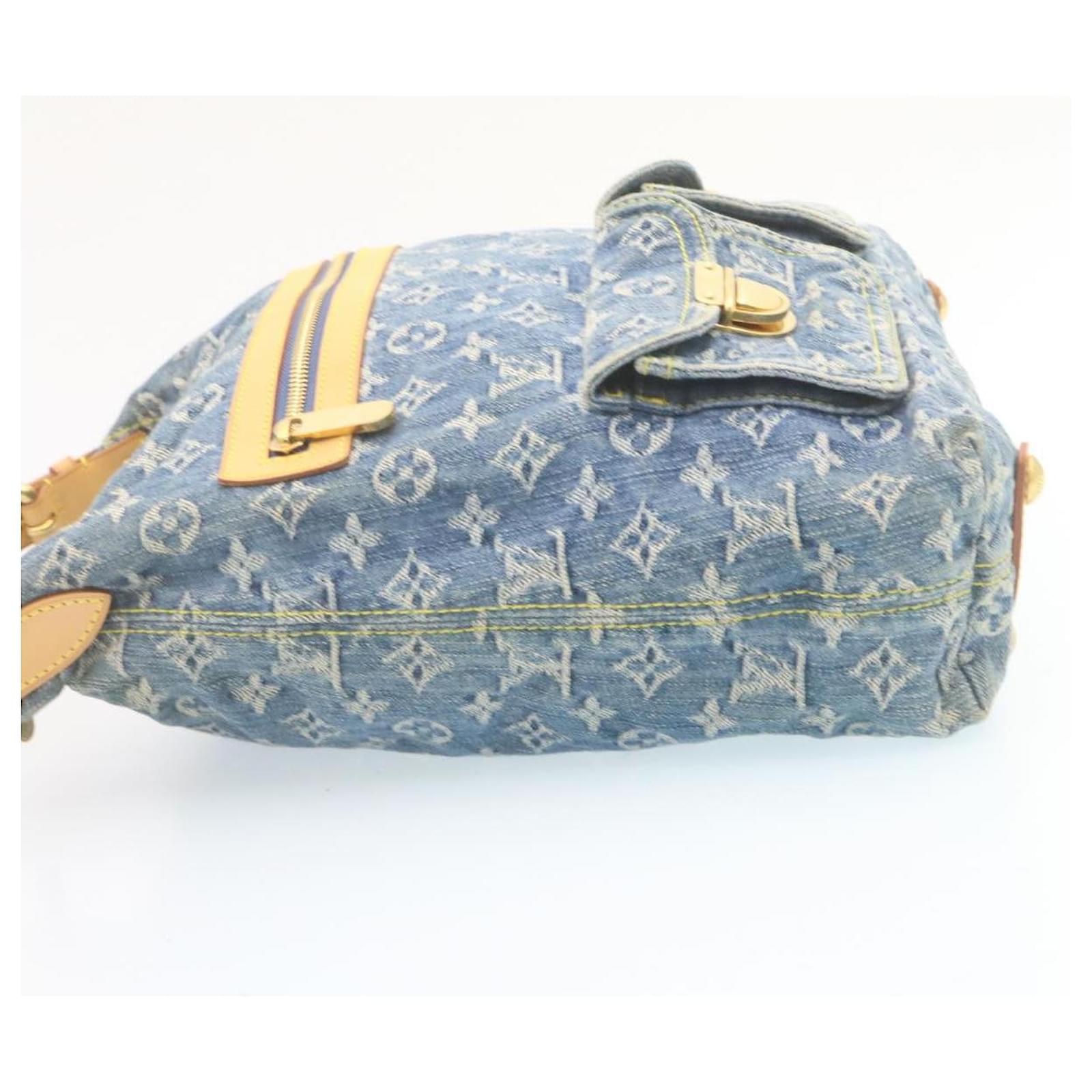 Louis Vuitton Monogram Denim Baggy GM M95048 Shoulder Bag Ladies