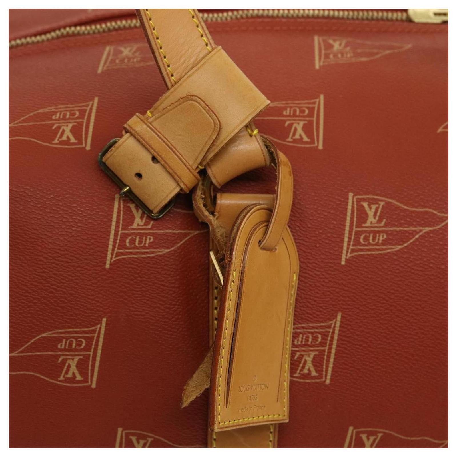 LOUIS VUITTON Copa Louis Vuitton Kabul Boston Bolso Rojo M80020  Autenticación LV1674