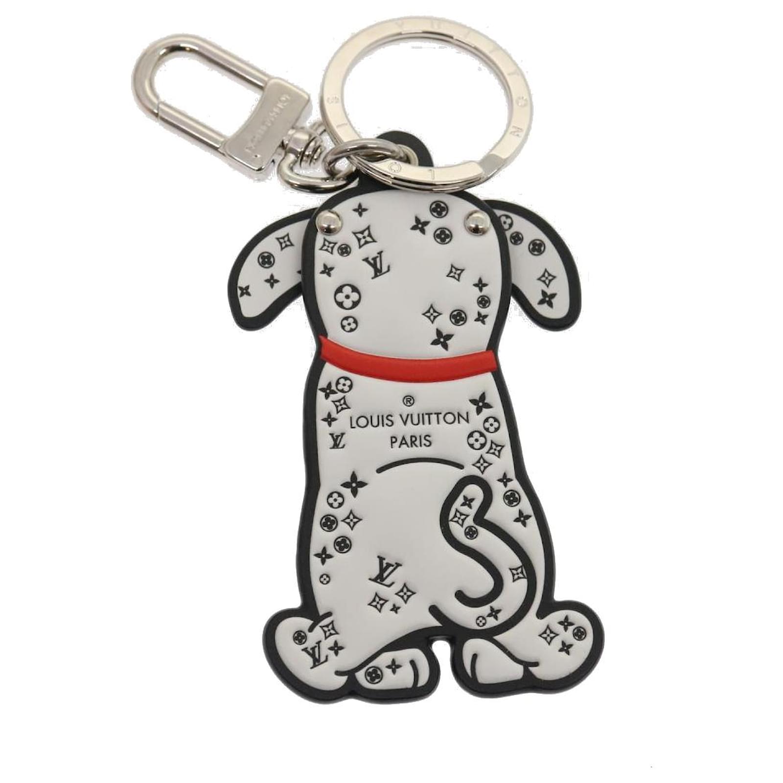 Louis Vuitton Dalmata Key Holder Bag Charm M00746 Leather Dalmatian Puppy