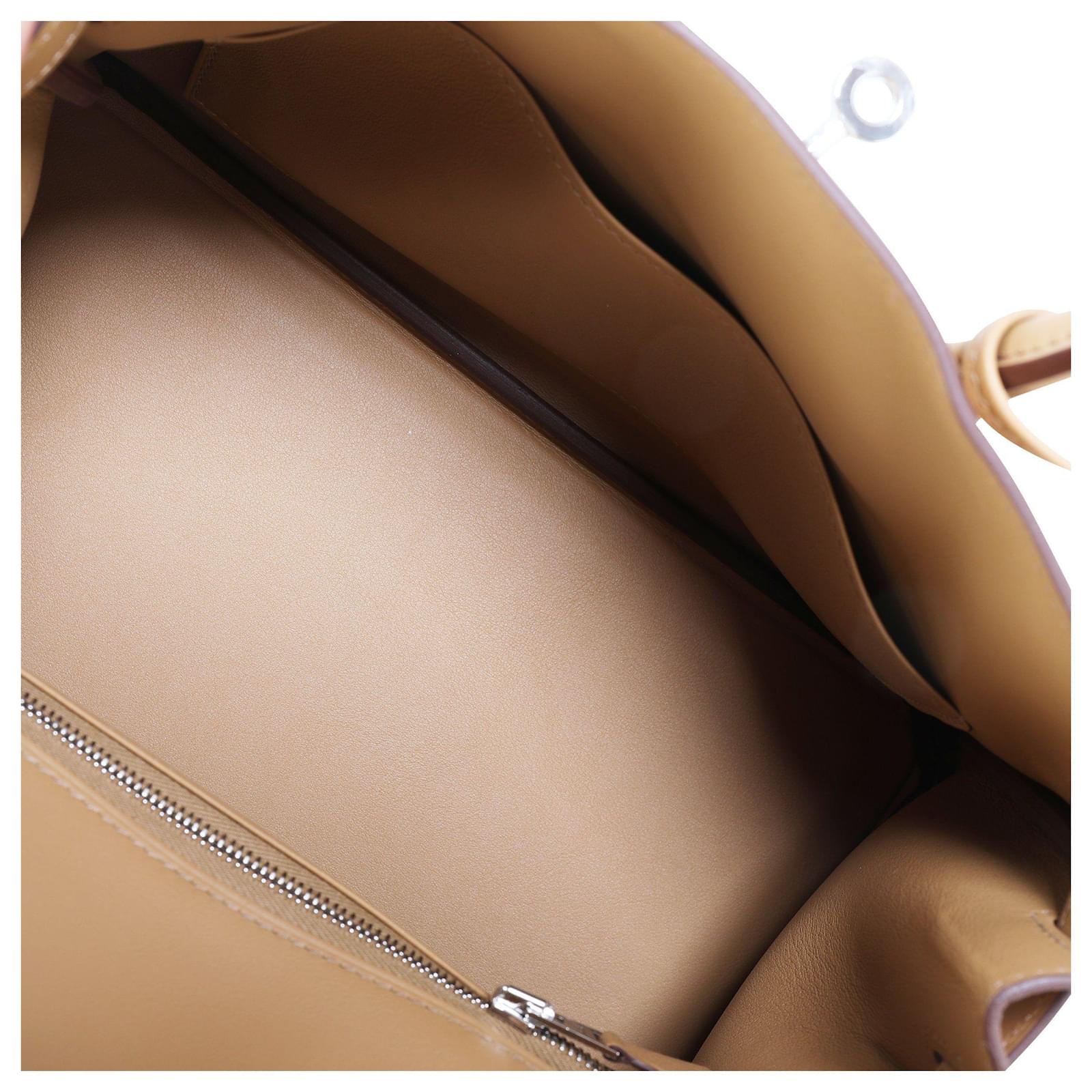 Hermès Hermes Nib Biscuit Swift In & Out Birkin 25 PHW Brown ref.637033 -  Joli Closet