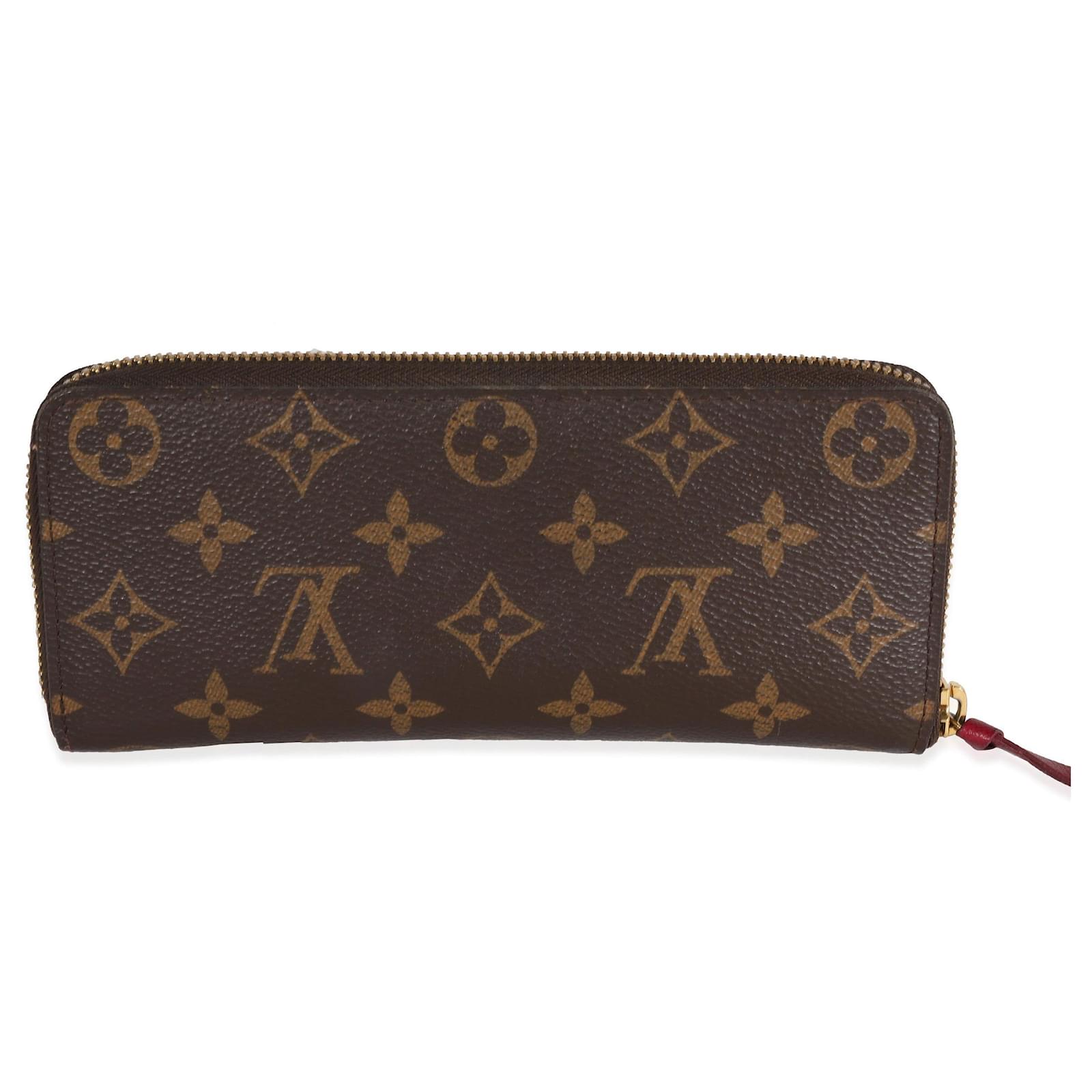 Louis Vuitton Fuchsia Monogram Canvas Clemence Wallet Louis Vuitton