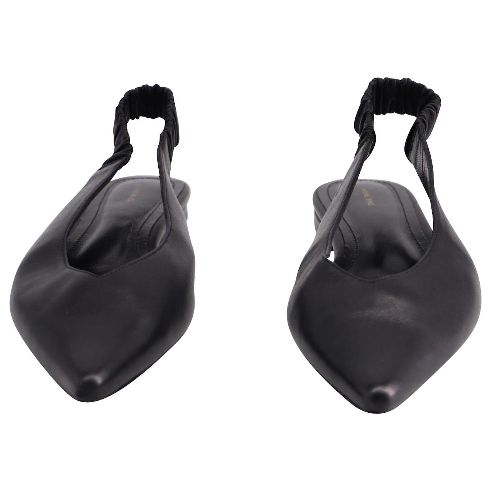 Anine Bing Tara Slingback-Flats mit spitzer Zehenpartie aus