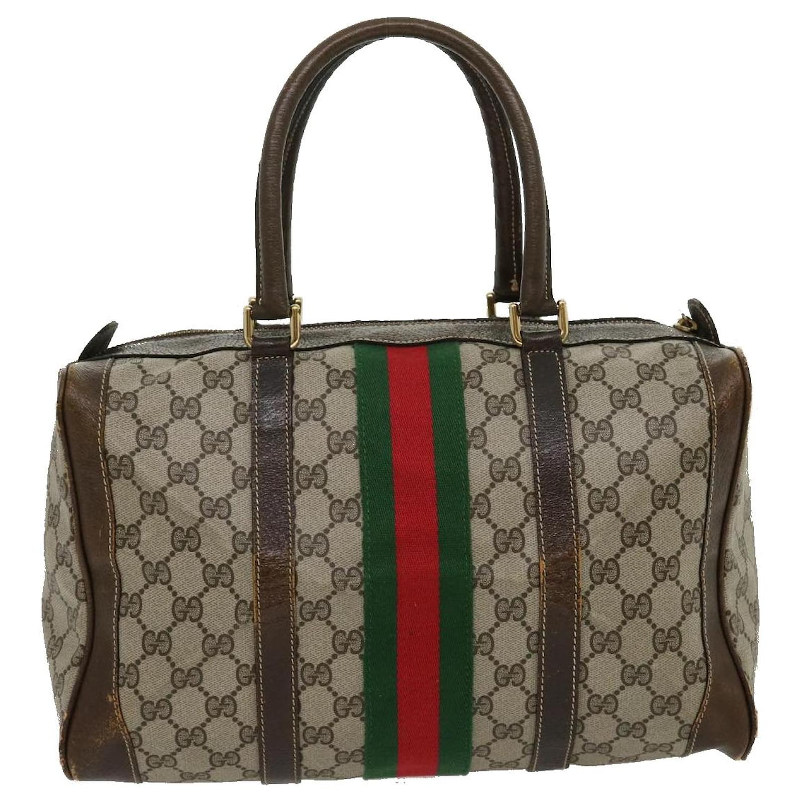 Gucci Boston Brown Cloth ref.637987 - Joli Closet