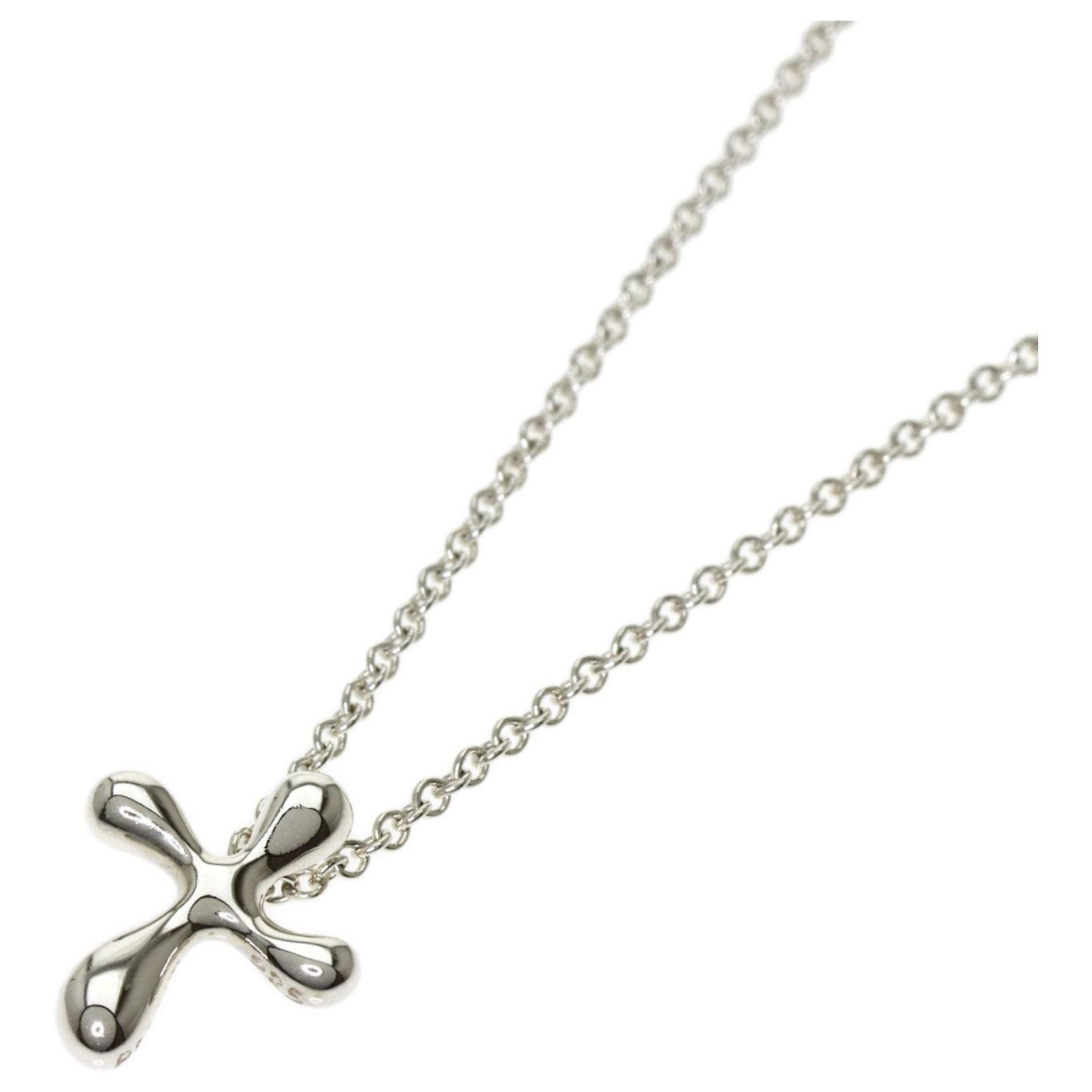 TIFFANY & CO. Croix Silvery Silver ref.638089 - Joli Closet