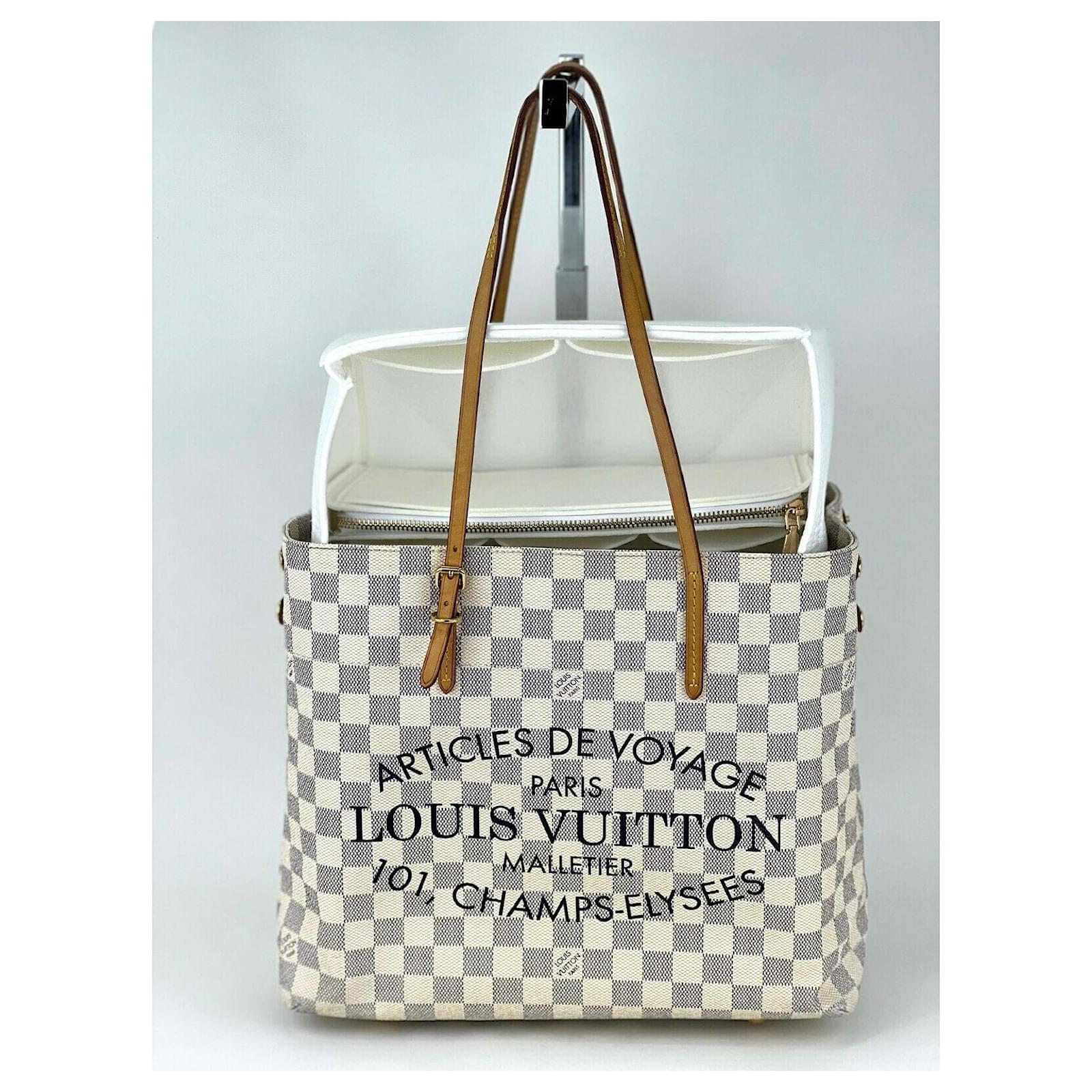 Louis Vuitton Tote Bag Damier Azur Cabas Mm Adventure Mm Shoulder Hand Bag  A937 Leather ref.639131 - Joli Closet