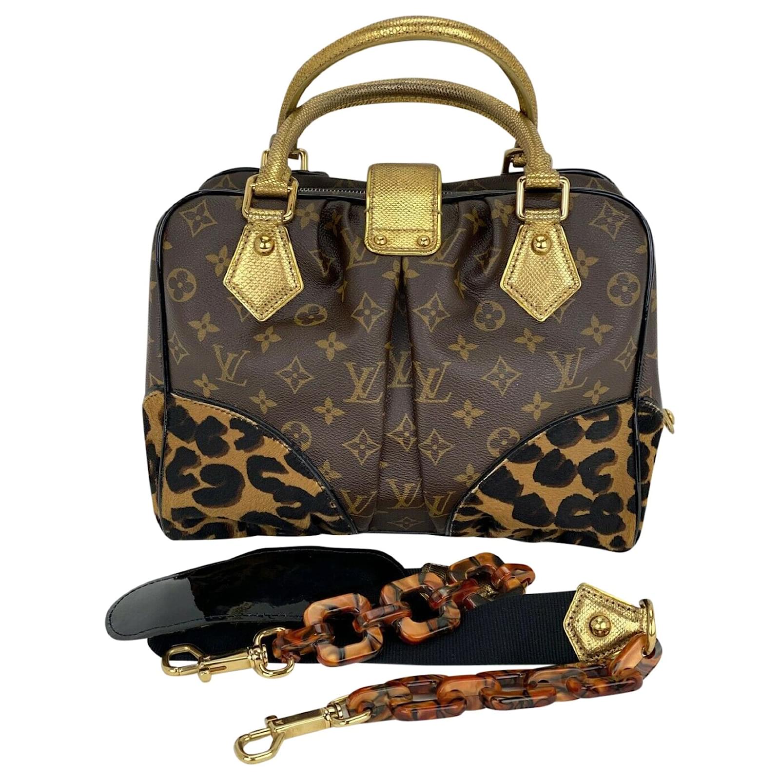 Louis Vuitton Limited Edition Adele Monogram Leopard Snake trim Should –  Debsluxurycloset