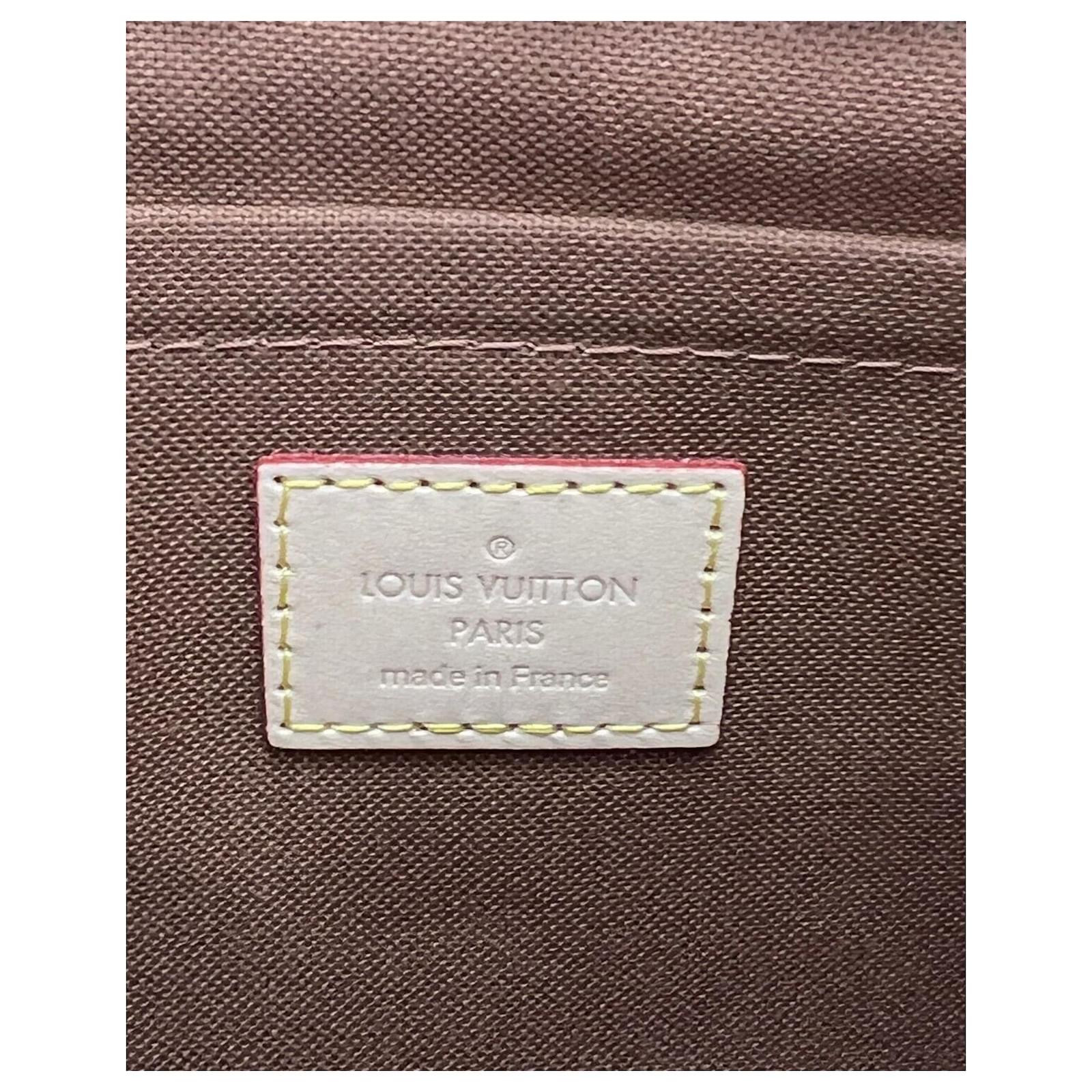 Borsa multi pochette da donna Louis Vuitton in tela monogramma ref