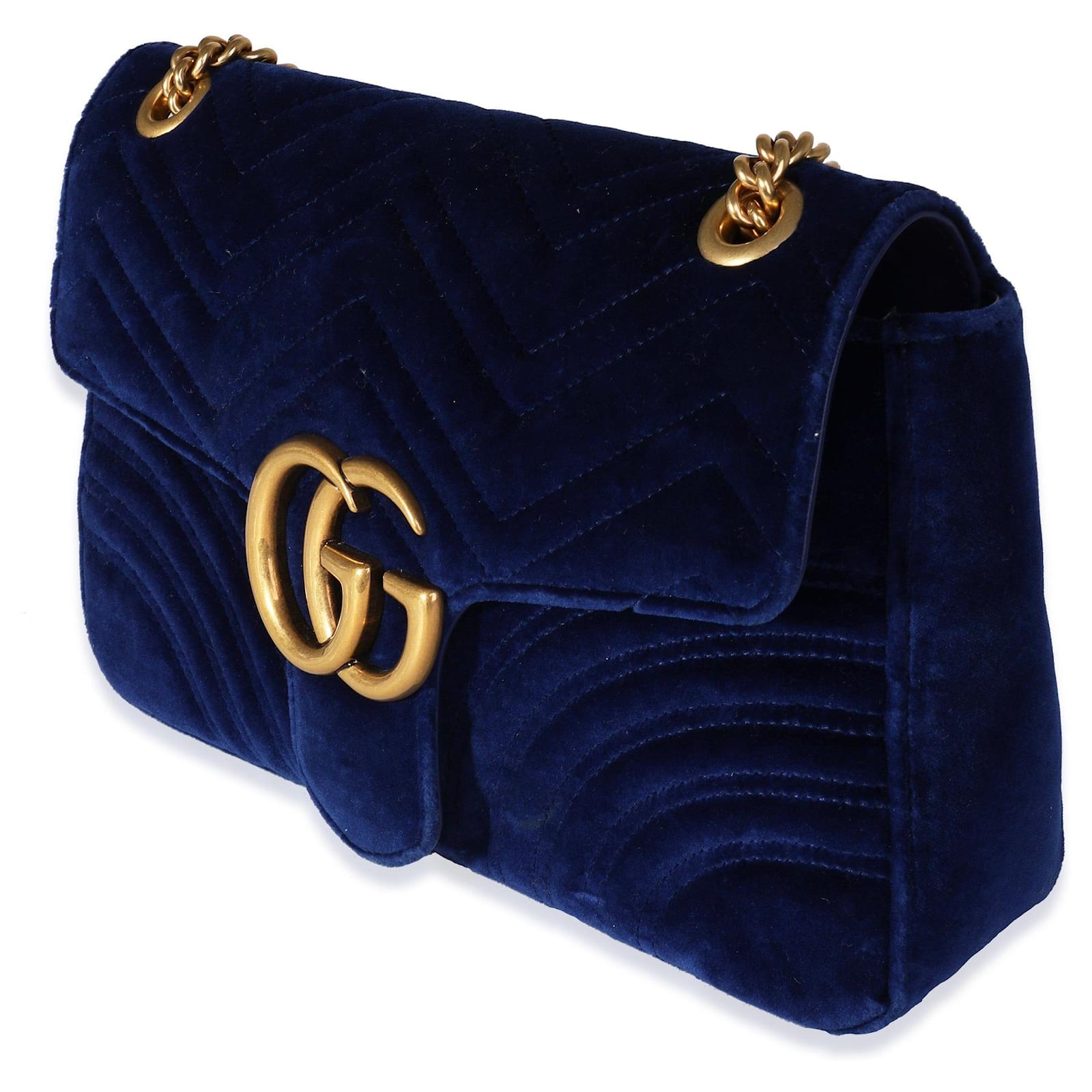 Royal blue sales gucci bag