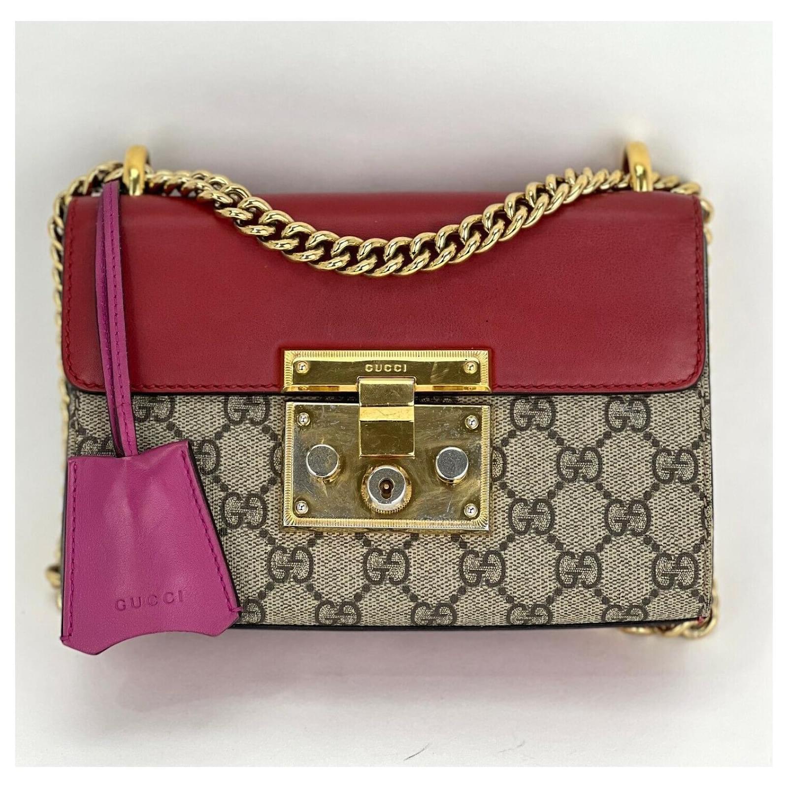 Gucci Mini Padlock gg Supreme Canvas Bag