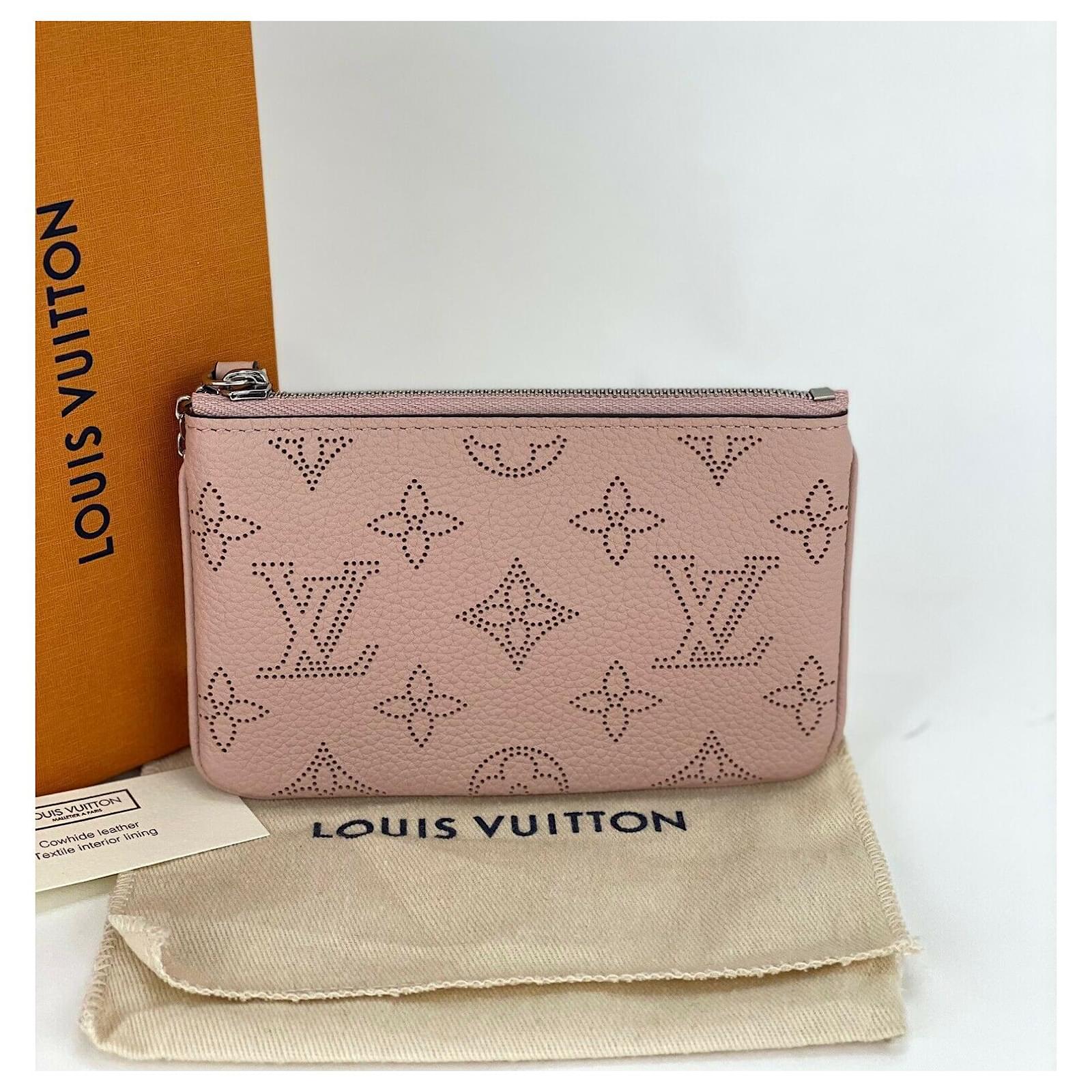 Louis Vuitton Key Pouch Mahina Leather Pink 888471