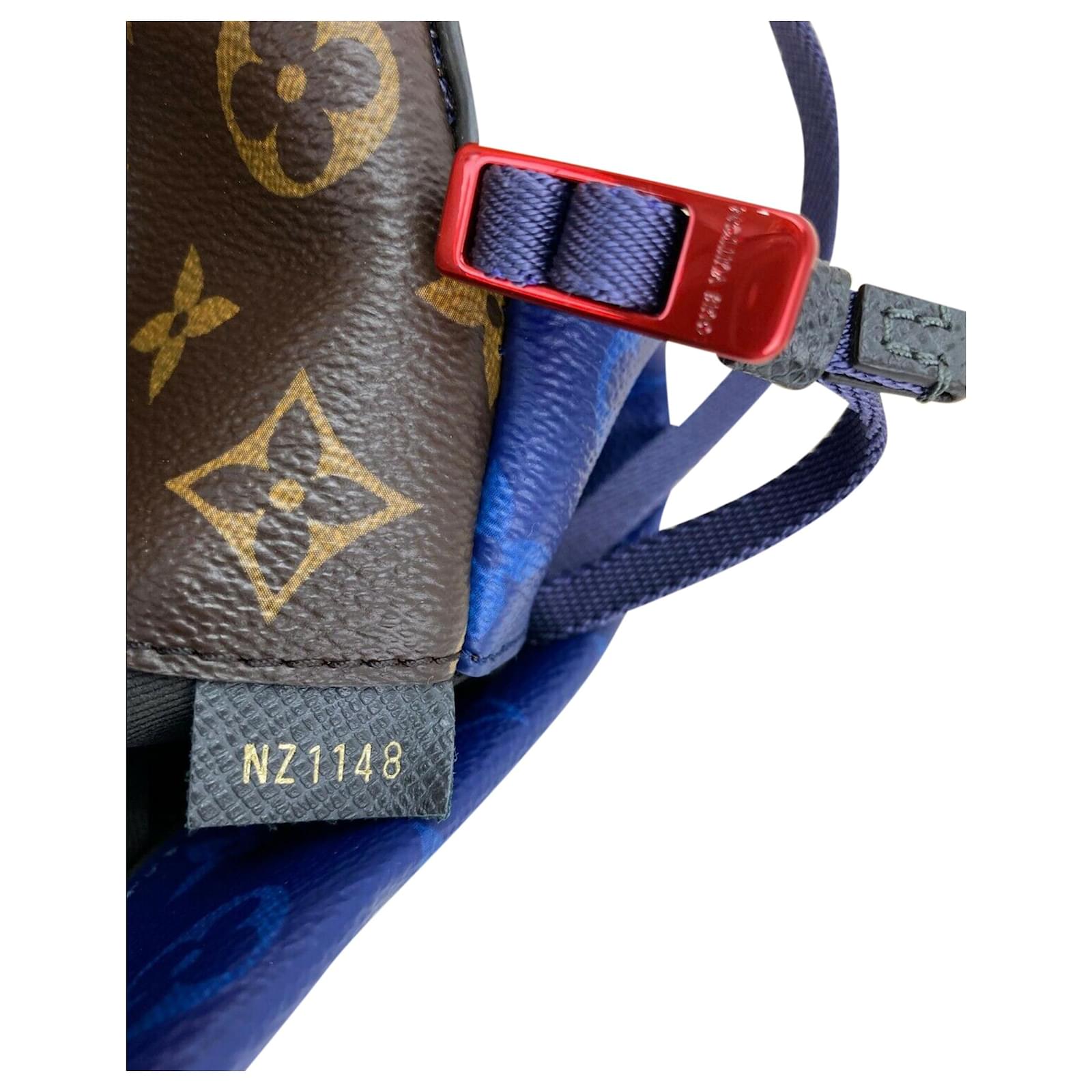 LOUIS VUITTON Monogram Small Outdoor Pouch Pacific Blue | FASHIONPHILE