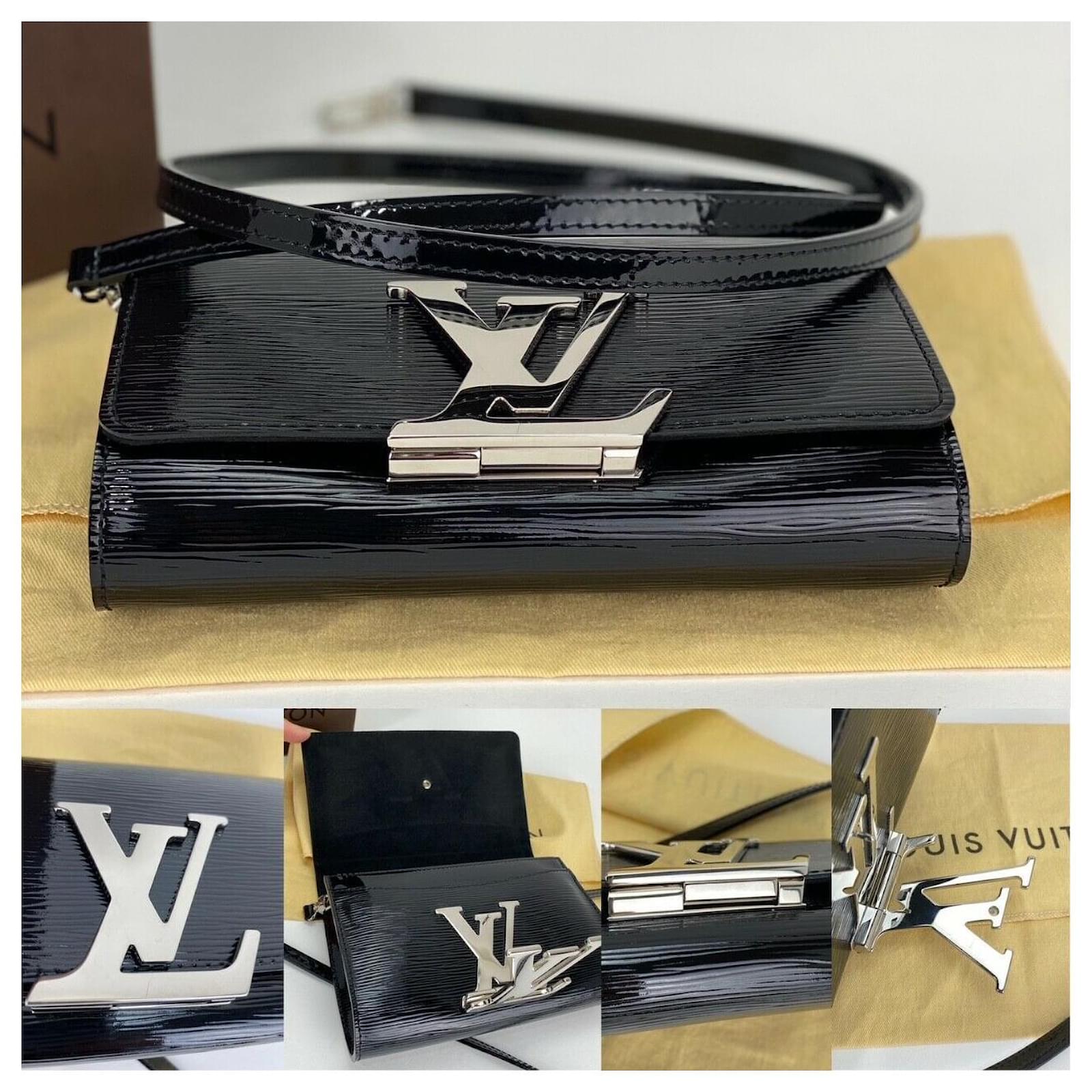 Louis Vuitton Bag Louise Pm Epi Electric Black Leather Shoulder