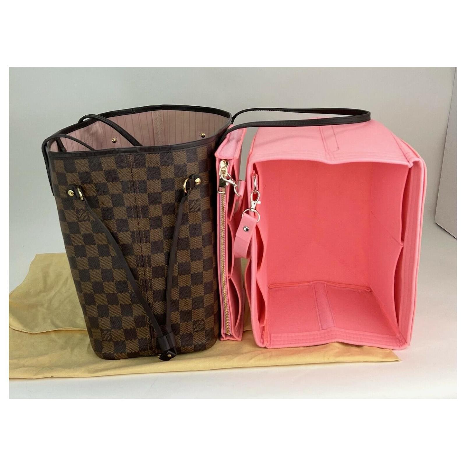 Louis Vuitton Louis Vuitton Bag Neverfull Mm Damier Ebene Tote Pink W/added  Insert A947 N41603 Leather ref.639527 - Joli Closet