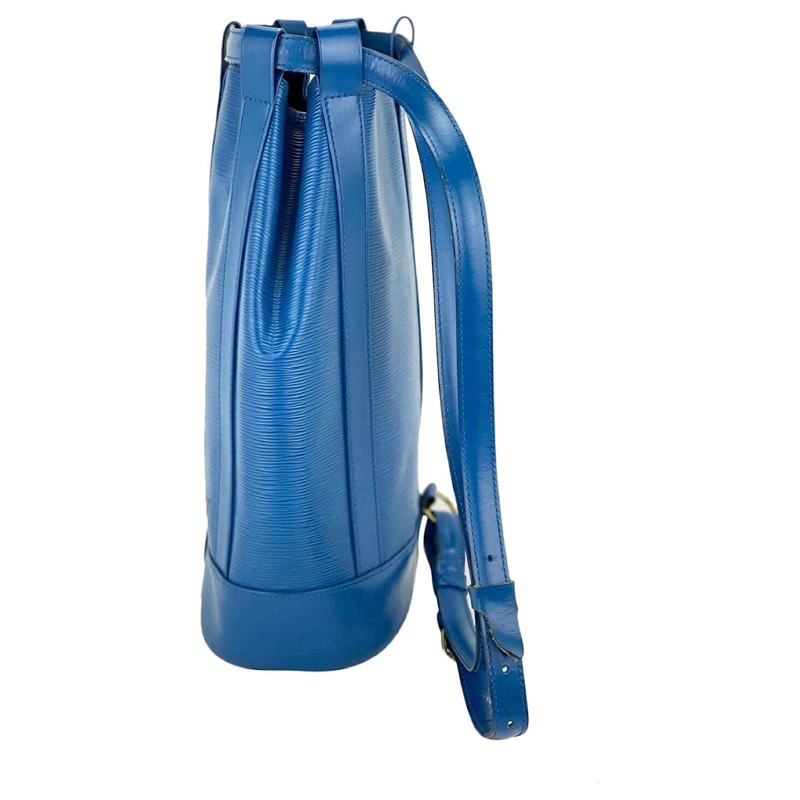 Louis Vuitton Louis Vuitton Mens Backpack Randonnee Pm Blue Epi Leather  Shoulder Bag A818 ref.639550 - Joli Closet