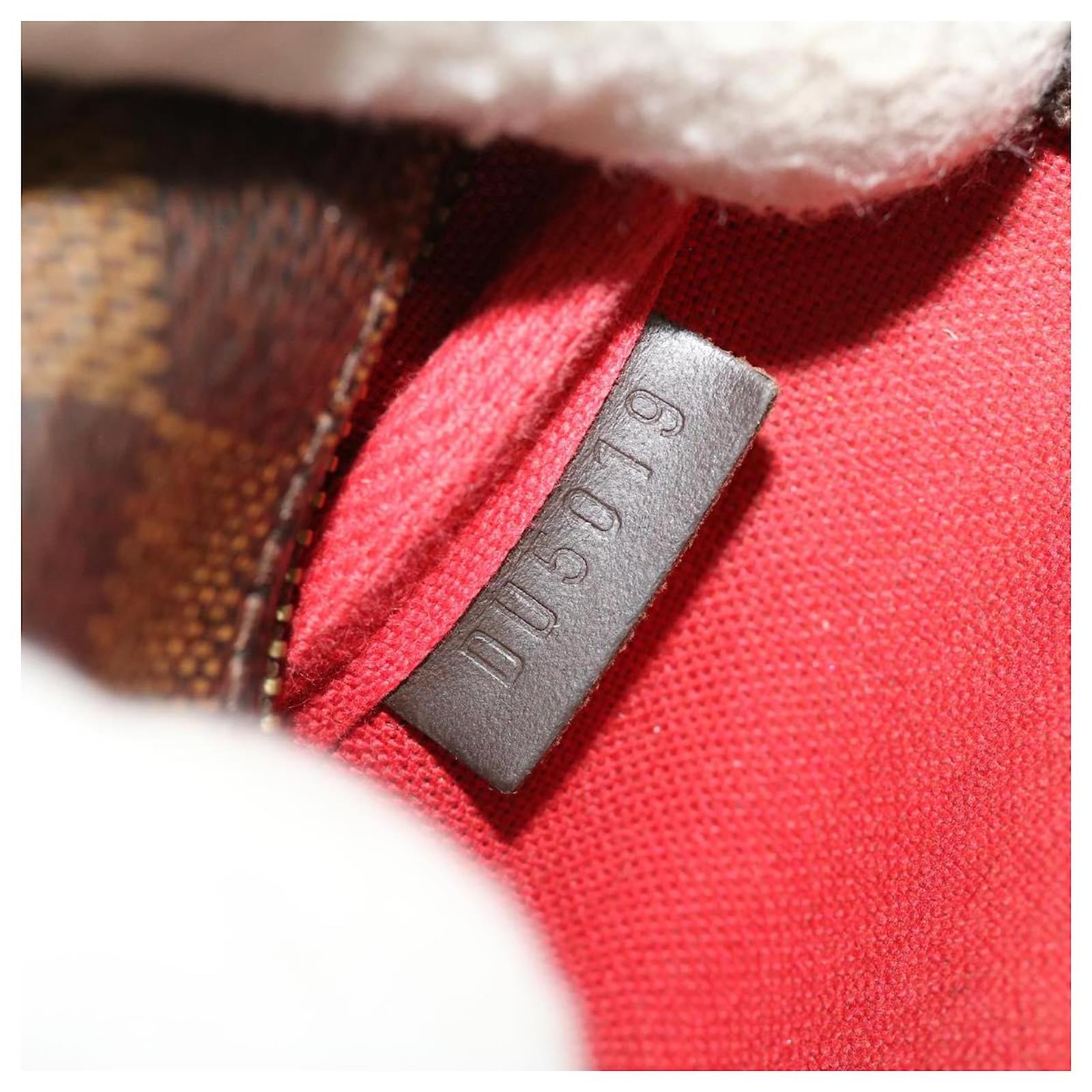 Louis Vuitton Mini Pochette Accessoires Brown Cloth ref.639760