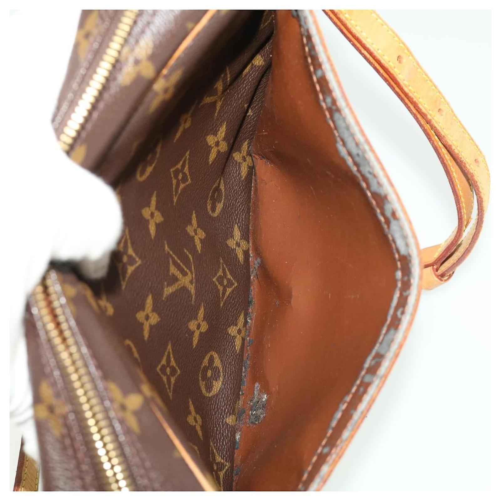 Authentic Louis Vuitton Monogram Jeune Fille MM M51226 Shoulder Cross Bag  J9588