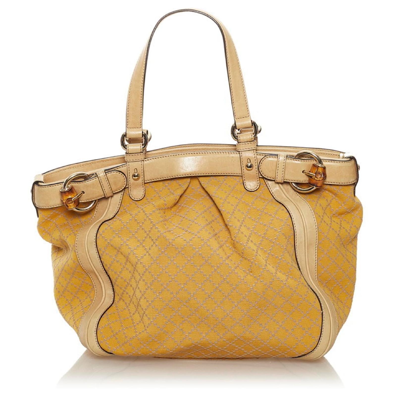 Gucci Diamante Yellow Cloth ref.640279 - Joli Closet