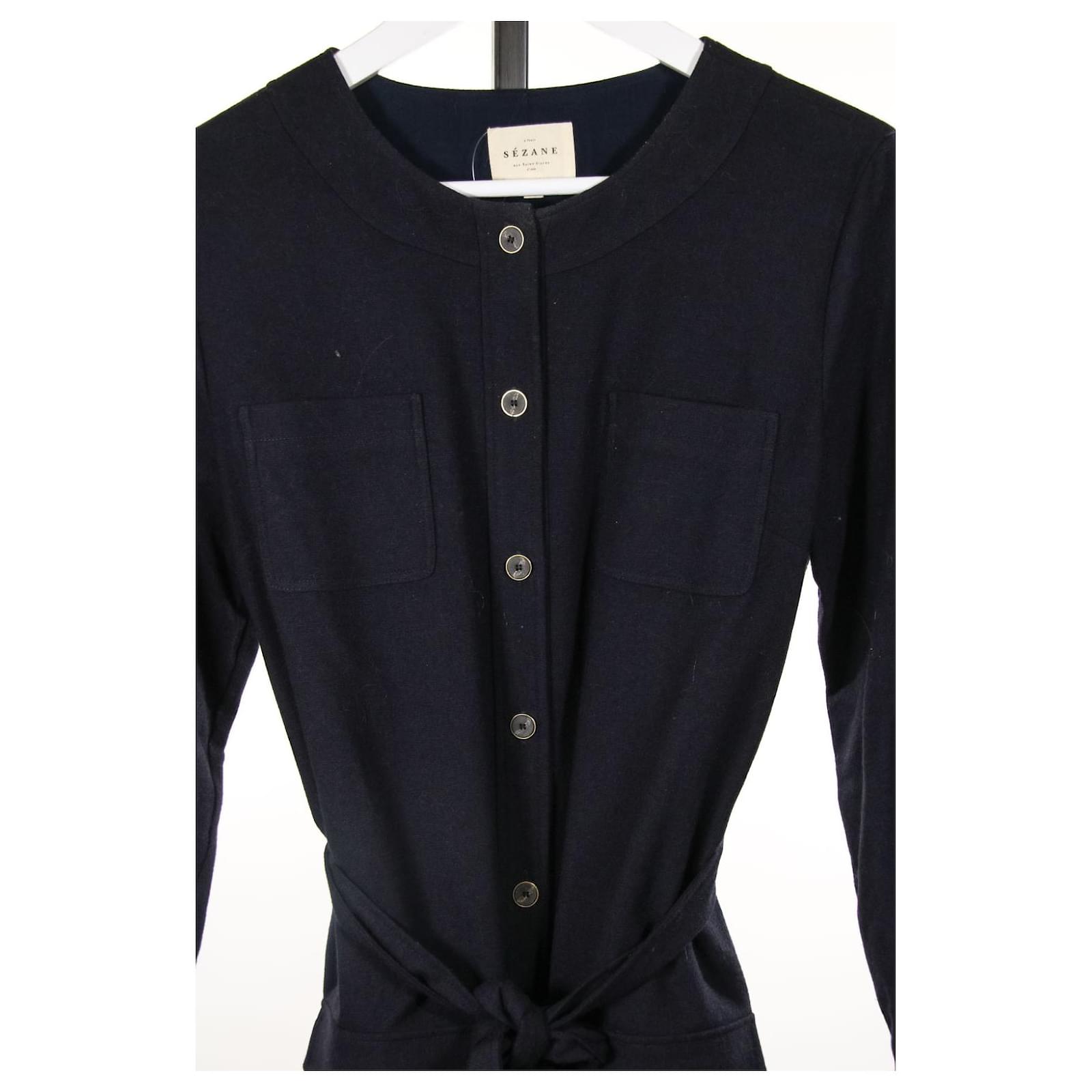 Robe S?�zane 40 Coton Bleu ref.640811 - Joli Closet