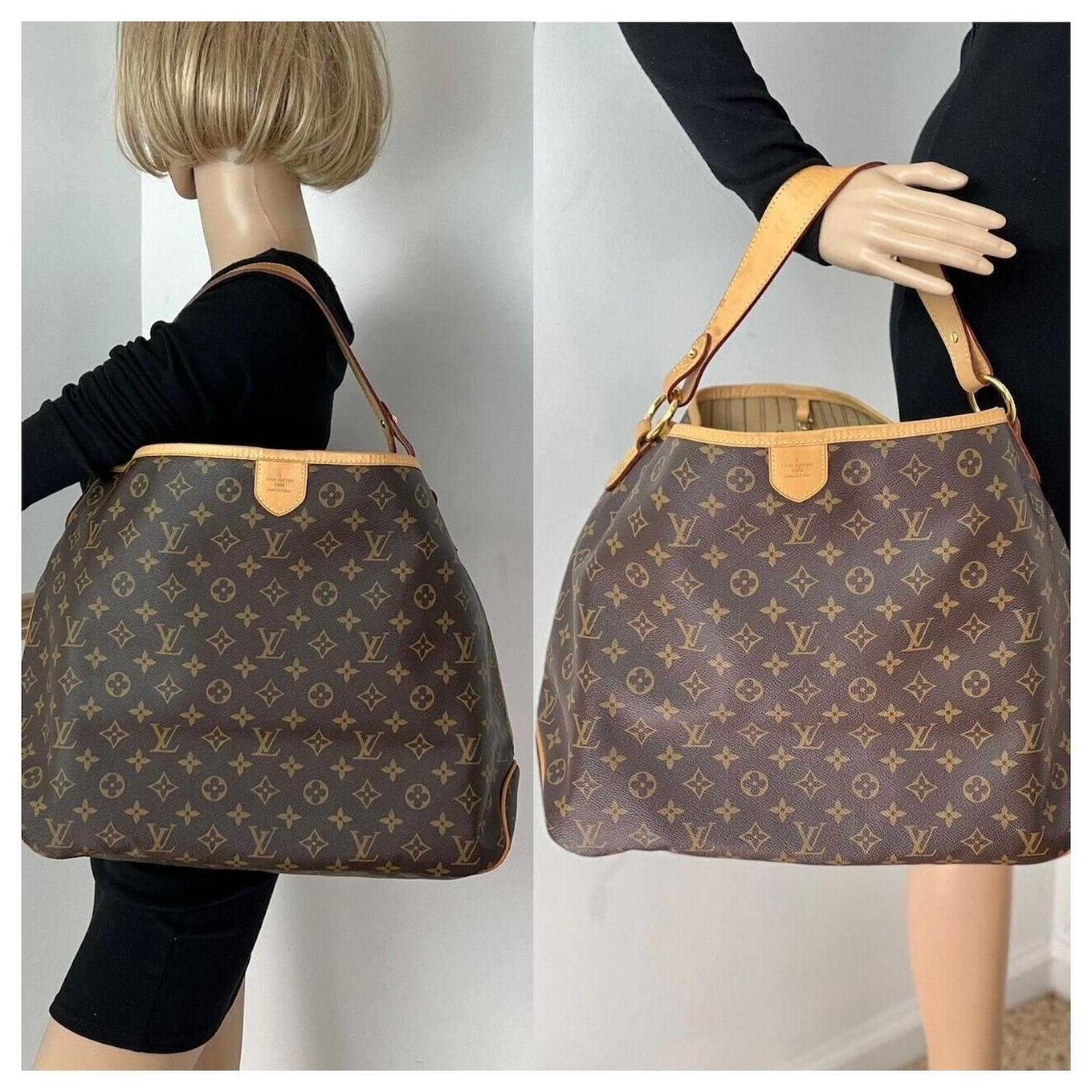 Louis Vuitton Handbag Delightful Mm Monogram Shoulder Bag Added Insert C112  Leather ref.641272 - Joli Closet