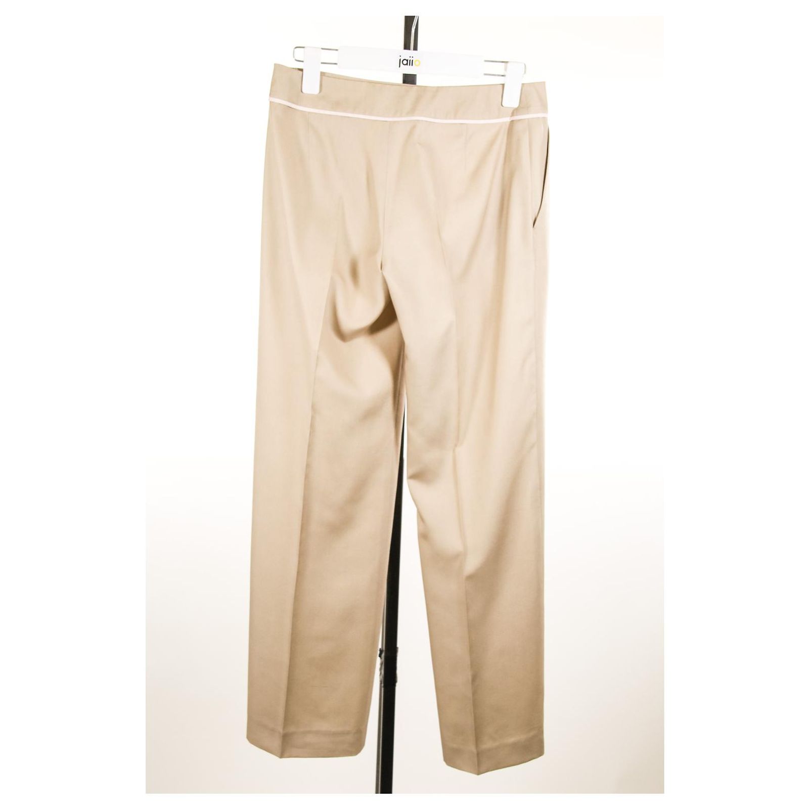 Pantalon Femme Beige PAULE KA - Taille 38 - Style Pantacourt Slim - Occasion Très Bon état