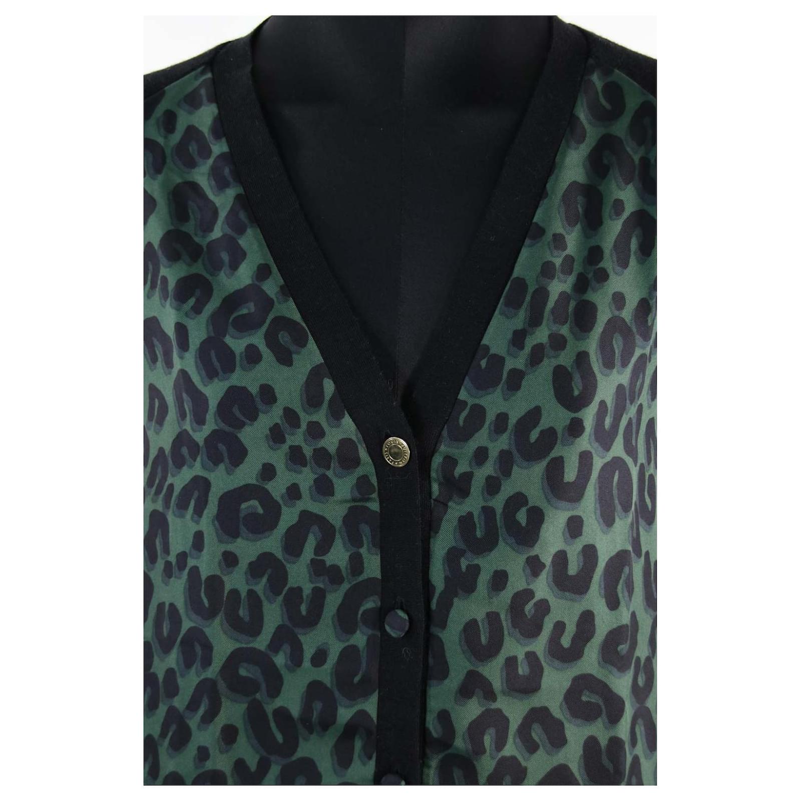 Louis Vuitton 2014 Printed Cardigan Xs