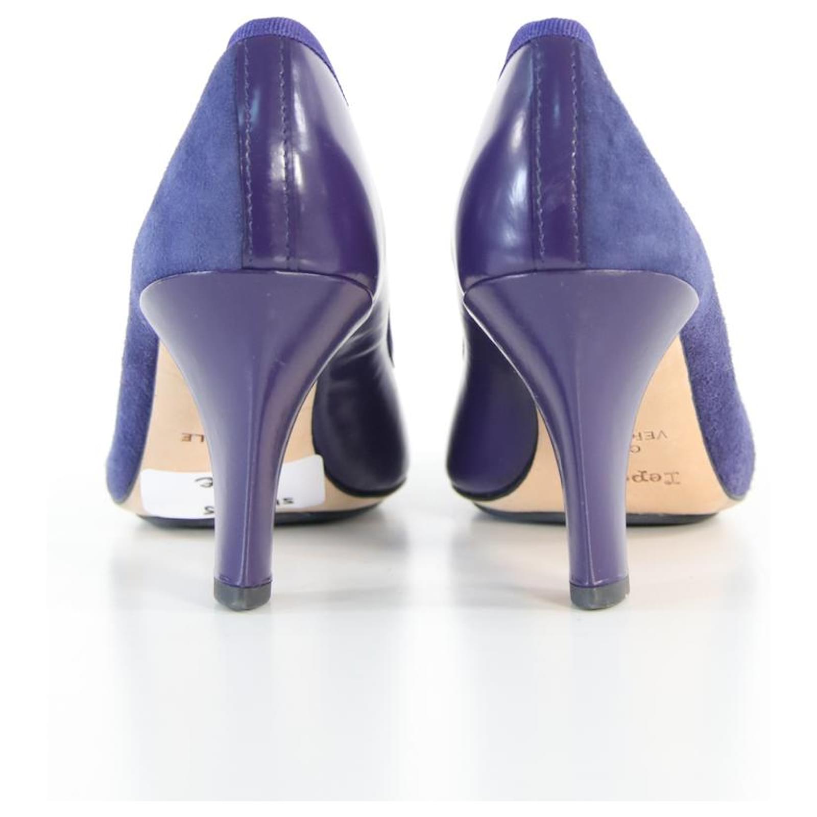 REPETTO Pumps 36 Purple Leather ref.643800 - Joli Closet