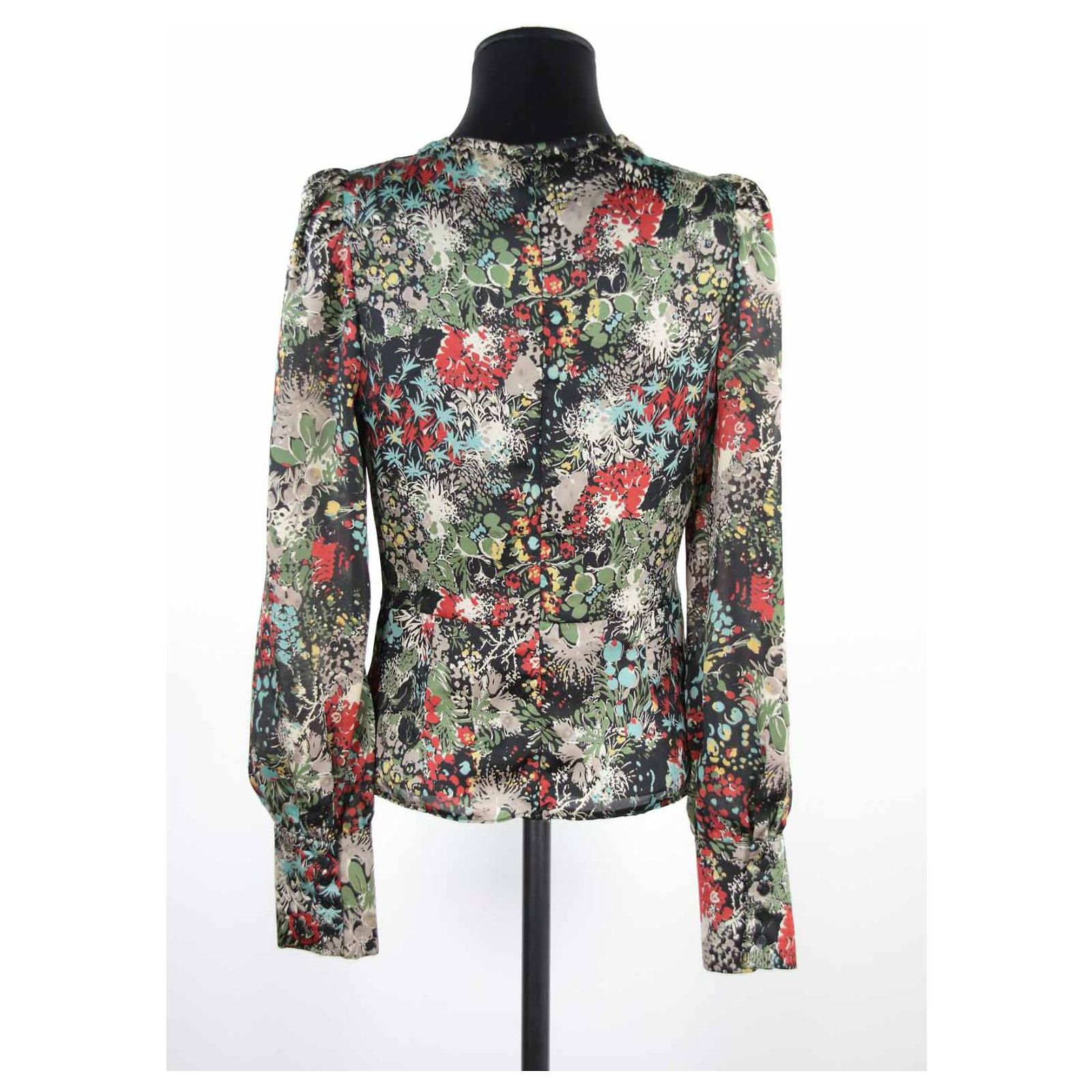 Haut Bel Air Taille 1 – Occasion En Très Bon état, Couleur Bleu, 100% Polyester