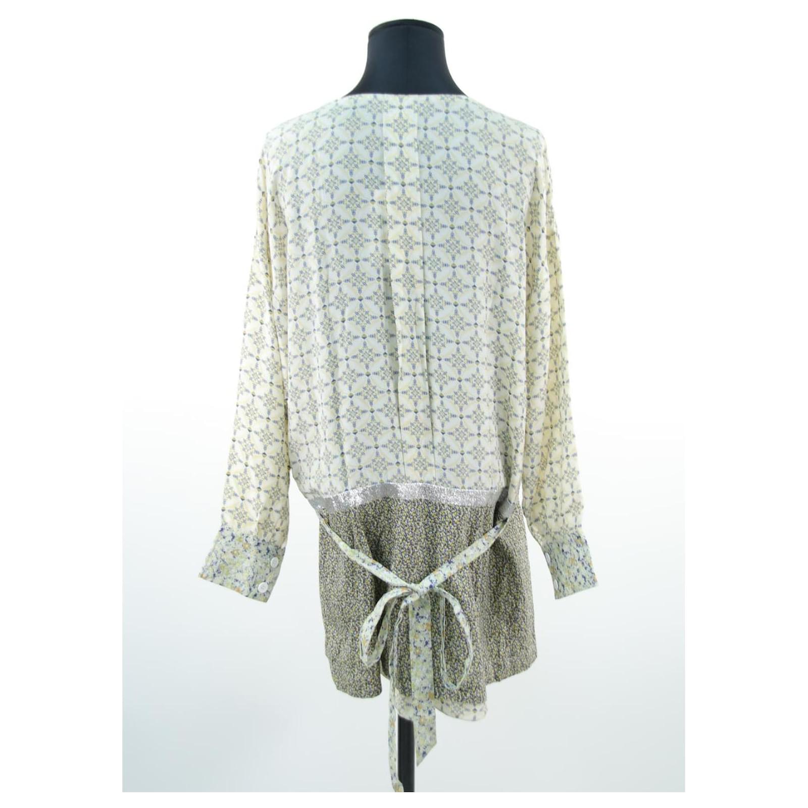 Robe Vanessa Bruno 36 Soie Vert ref.645217 - Joli Closet