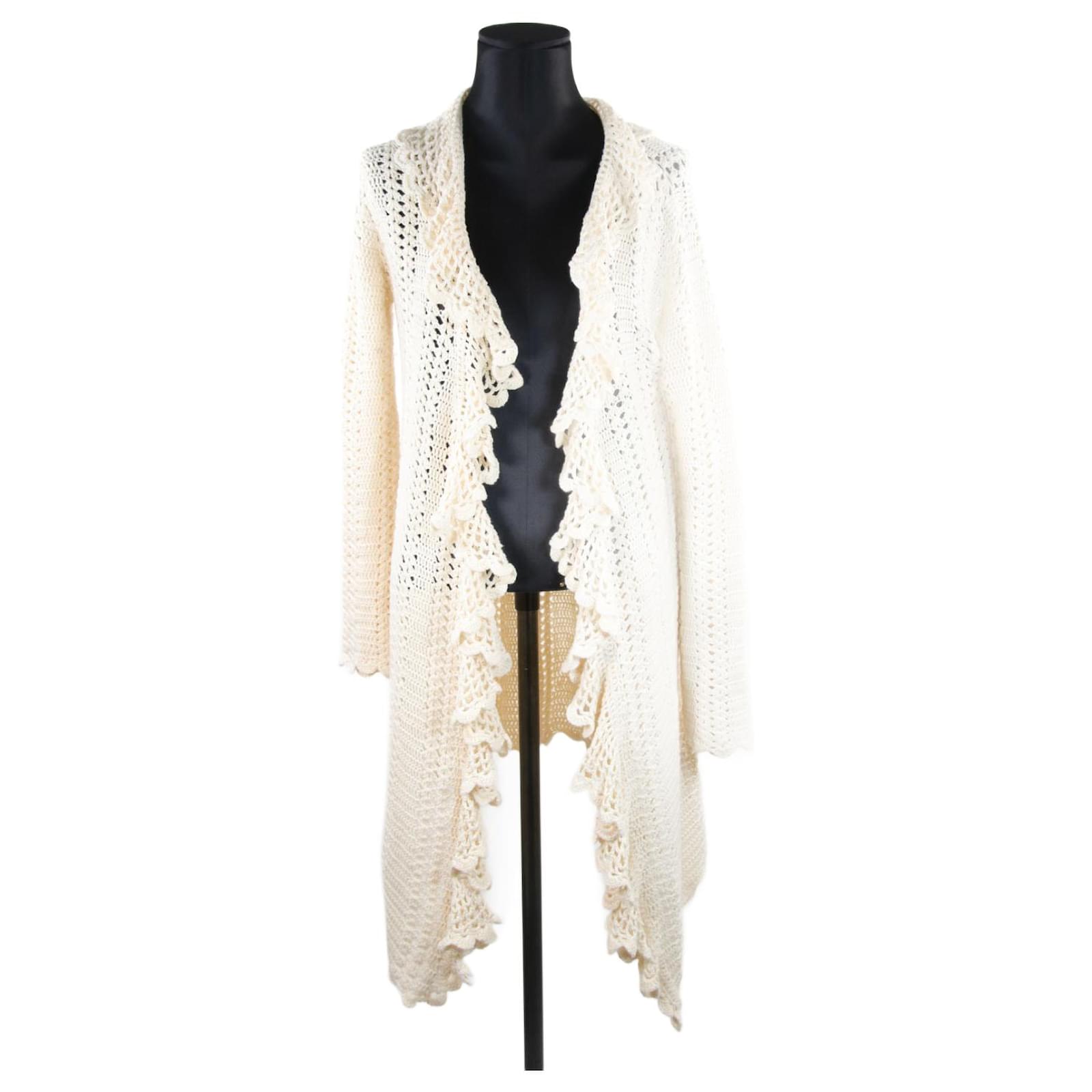 Les Petites cardigan 1 Beige Cotton ref.645546 - Joli Closet