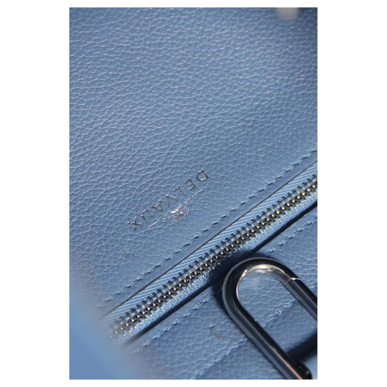 Delvaux Handbag Blue Leather ref.645886 - Joli Closet