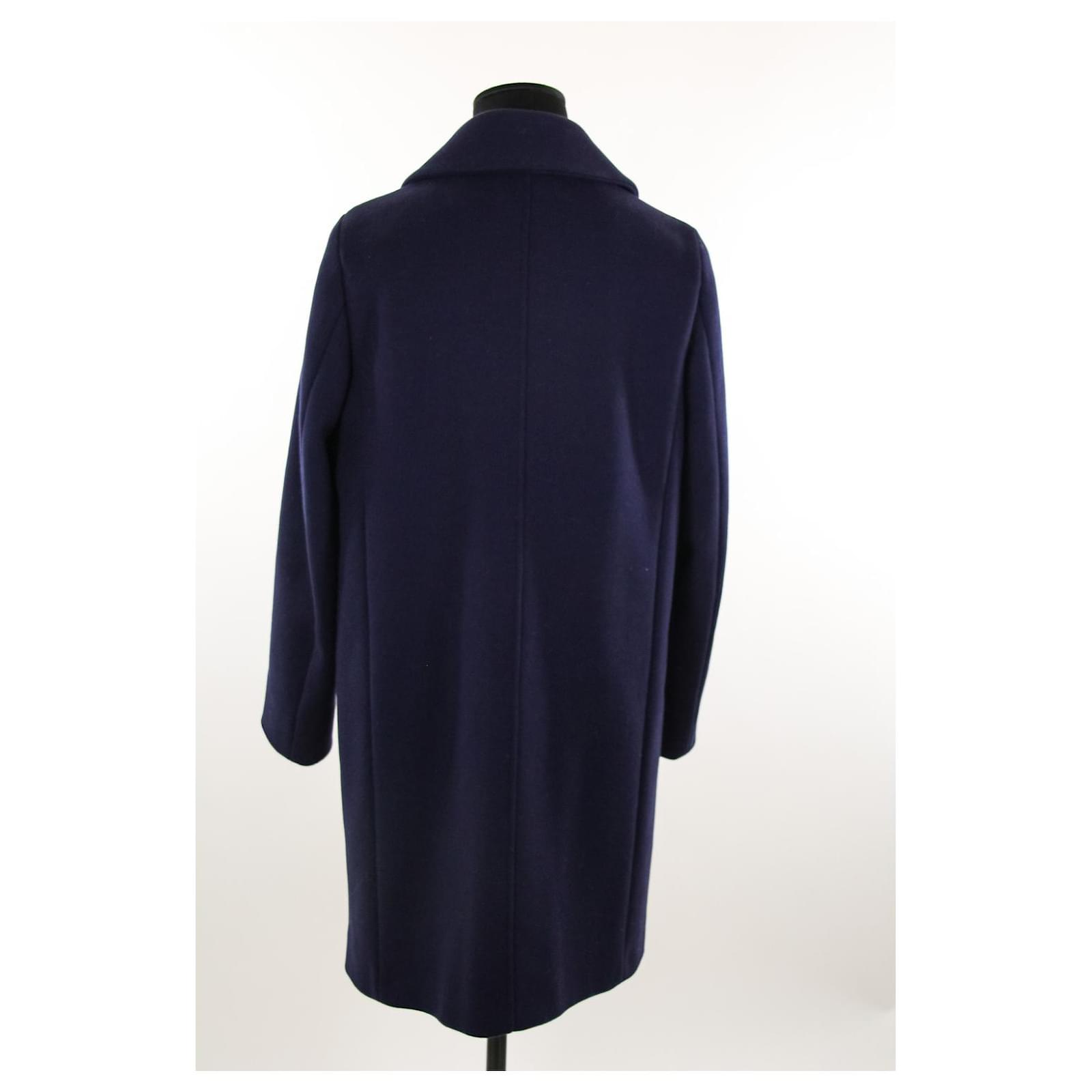 Marella coat 42 Blue Wool ref.646690 - Joli Closet