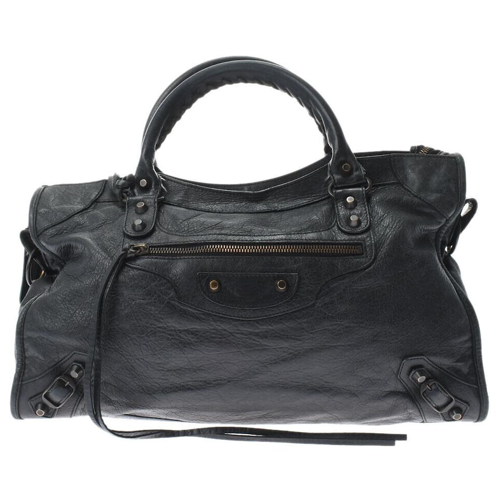 balenciaga city black