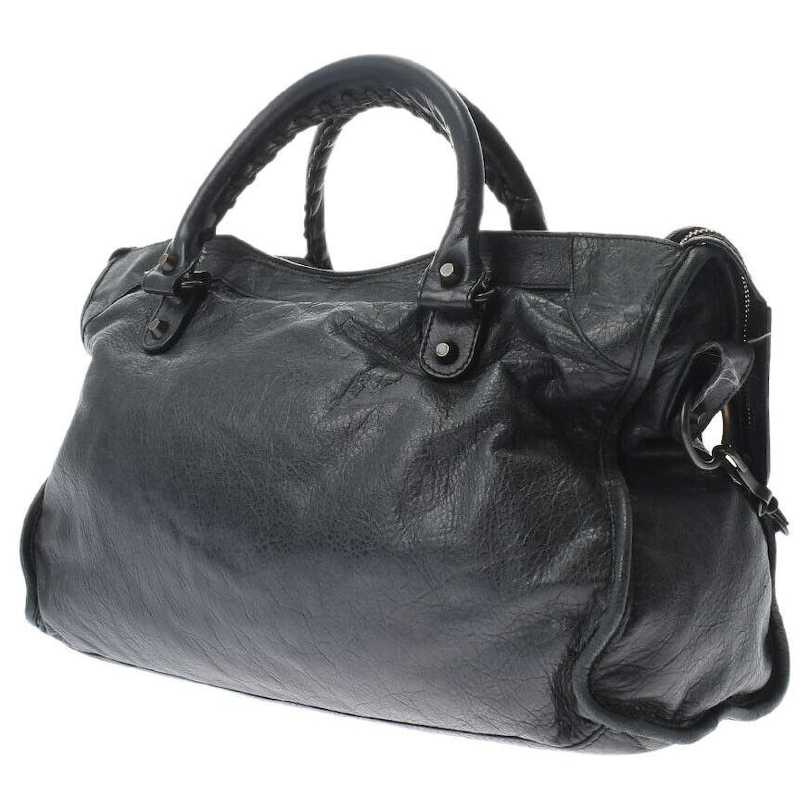 balenciaga city black