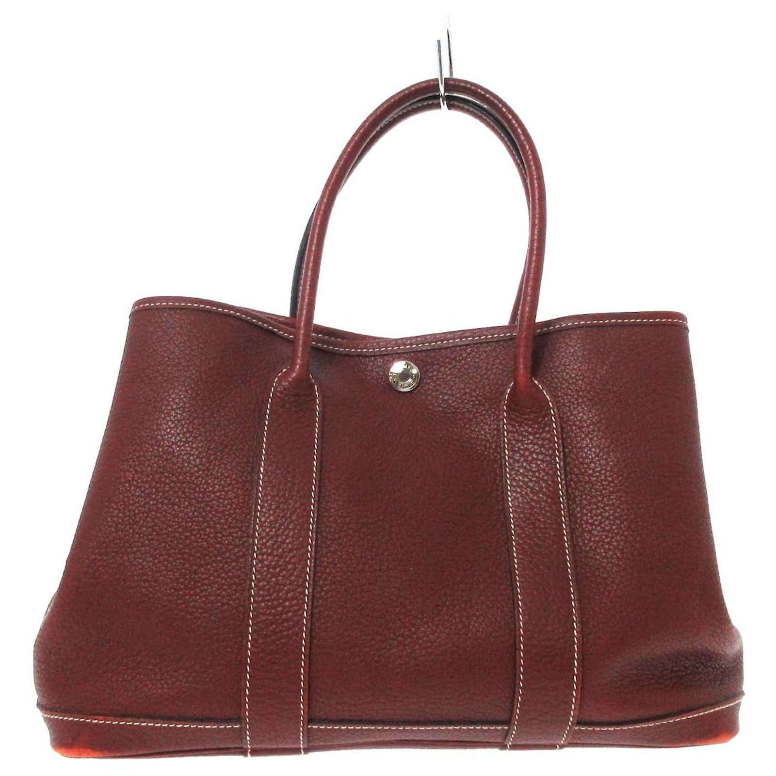 Hermès Garden Party Dark red Leather ref.648736 - Joli Closet