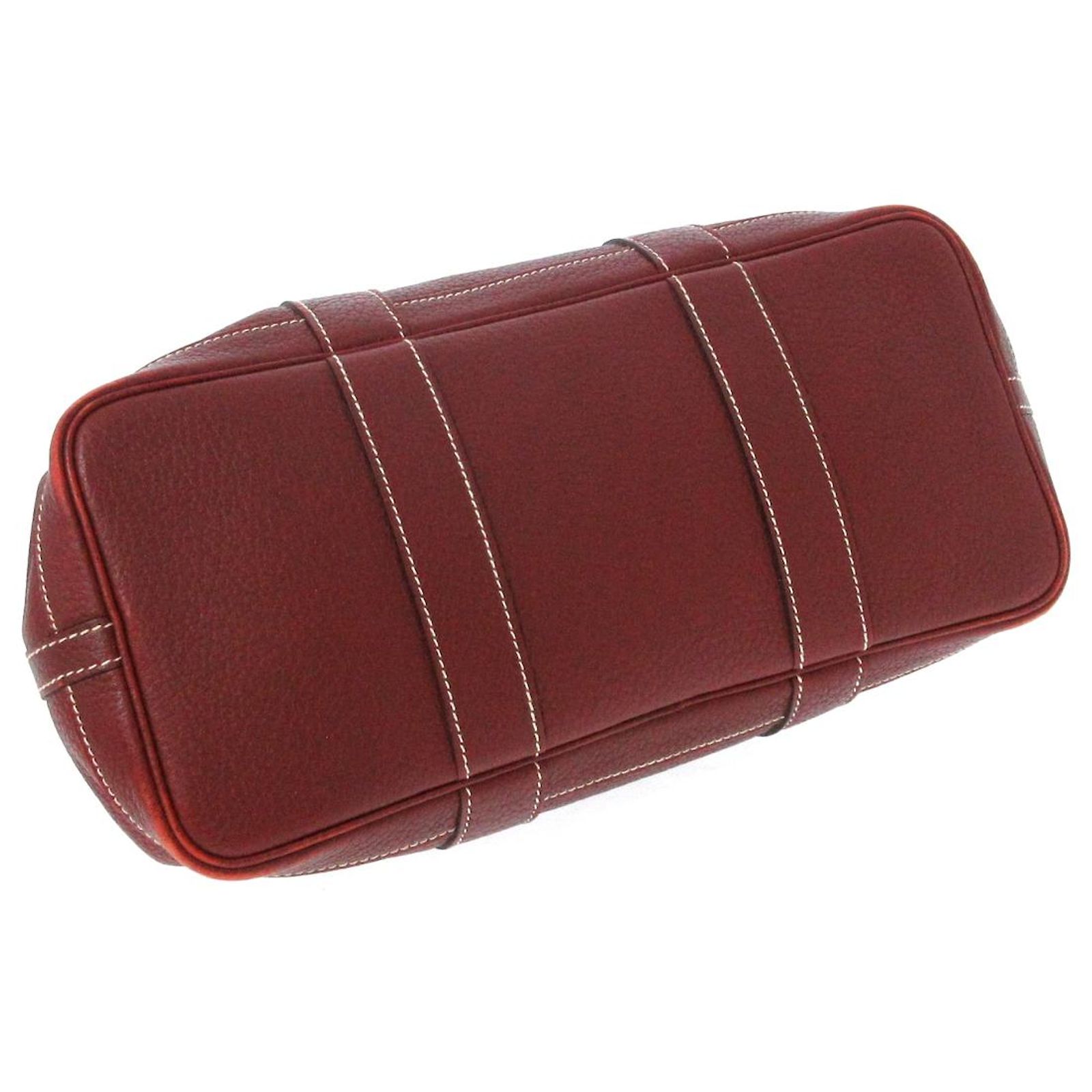 Hermès Garden Party Dark red Leather ref.648736 - Joli Closet