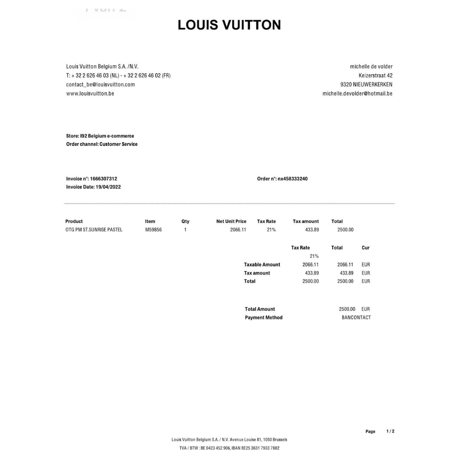 Louis Vuitton onthego sunrise pastel Multiple colors Leather ref.640214 -  Joli Closet