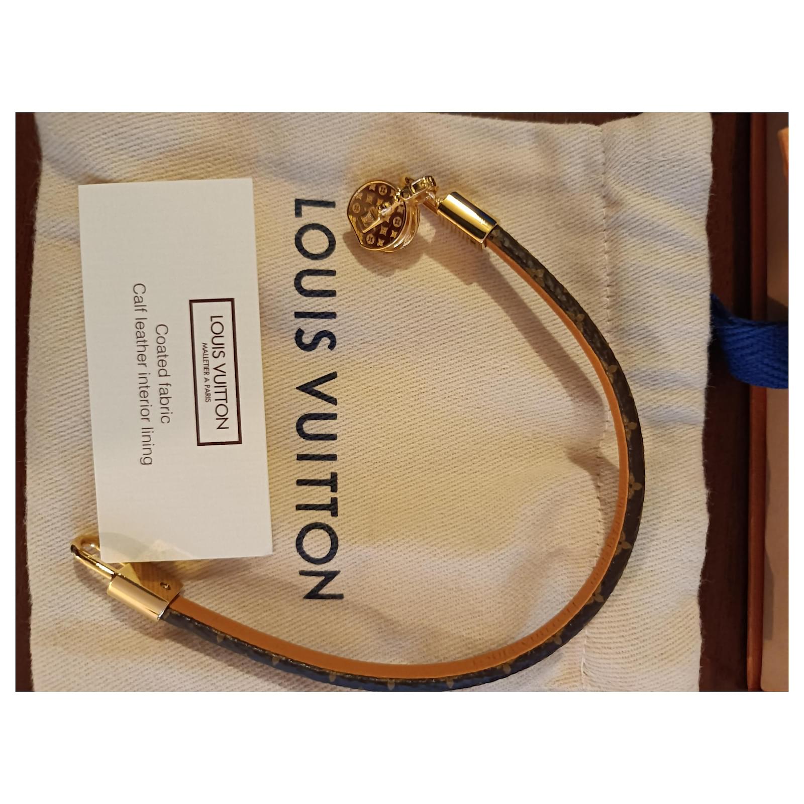 Louis Vuitton LV Tribute bracelet Brown Cloth ref.645224 - Joli Closet