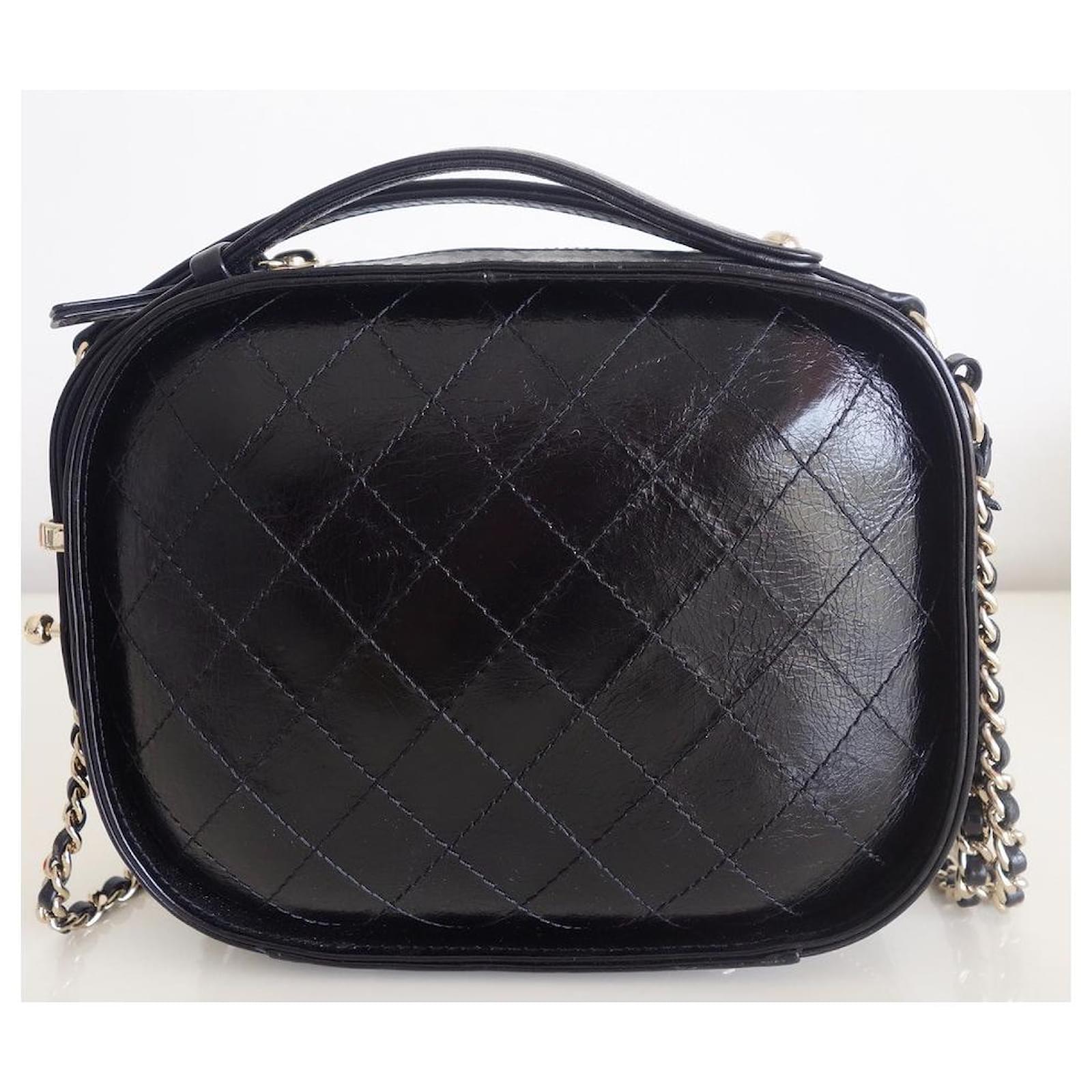 Chanel Vanity bag Black Leather ref.647439 - Joli Closet