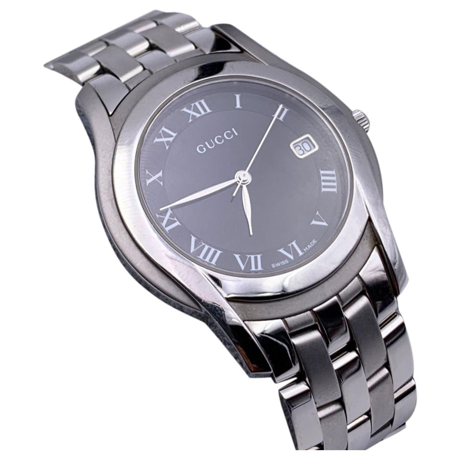 Montre GUESS Pour Femme En Acier Inoxydable Argenté - Cadre Blanc, Bracelet Acier - Neuve Avec étiquettes