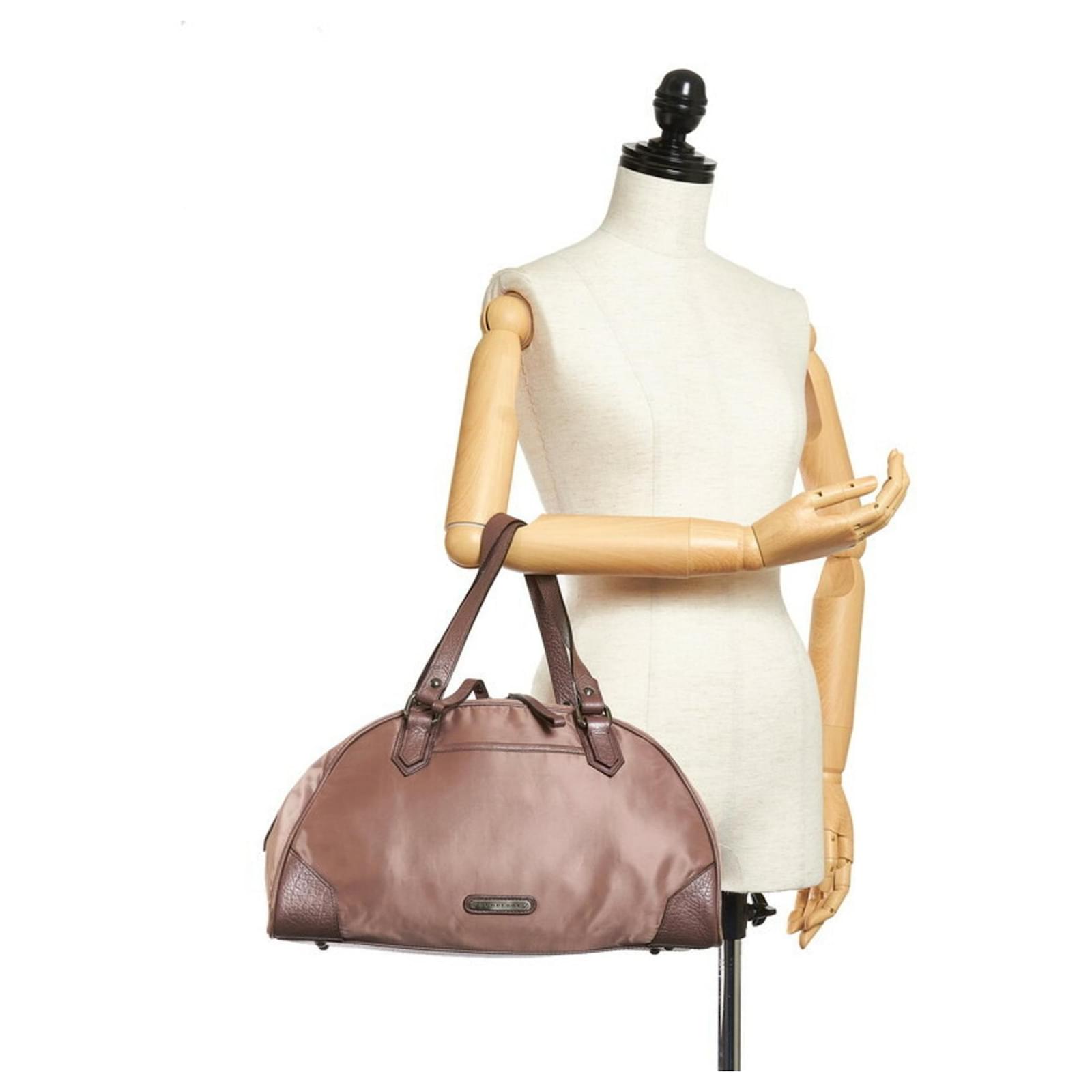 Burberry Shoulder bag Purple Synthetic ref.396674 - Joli Closet