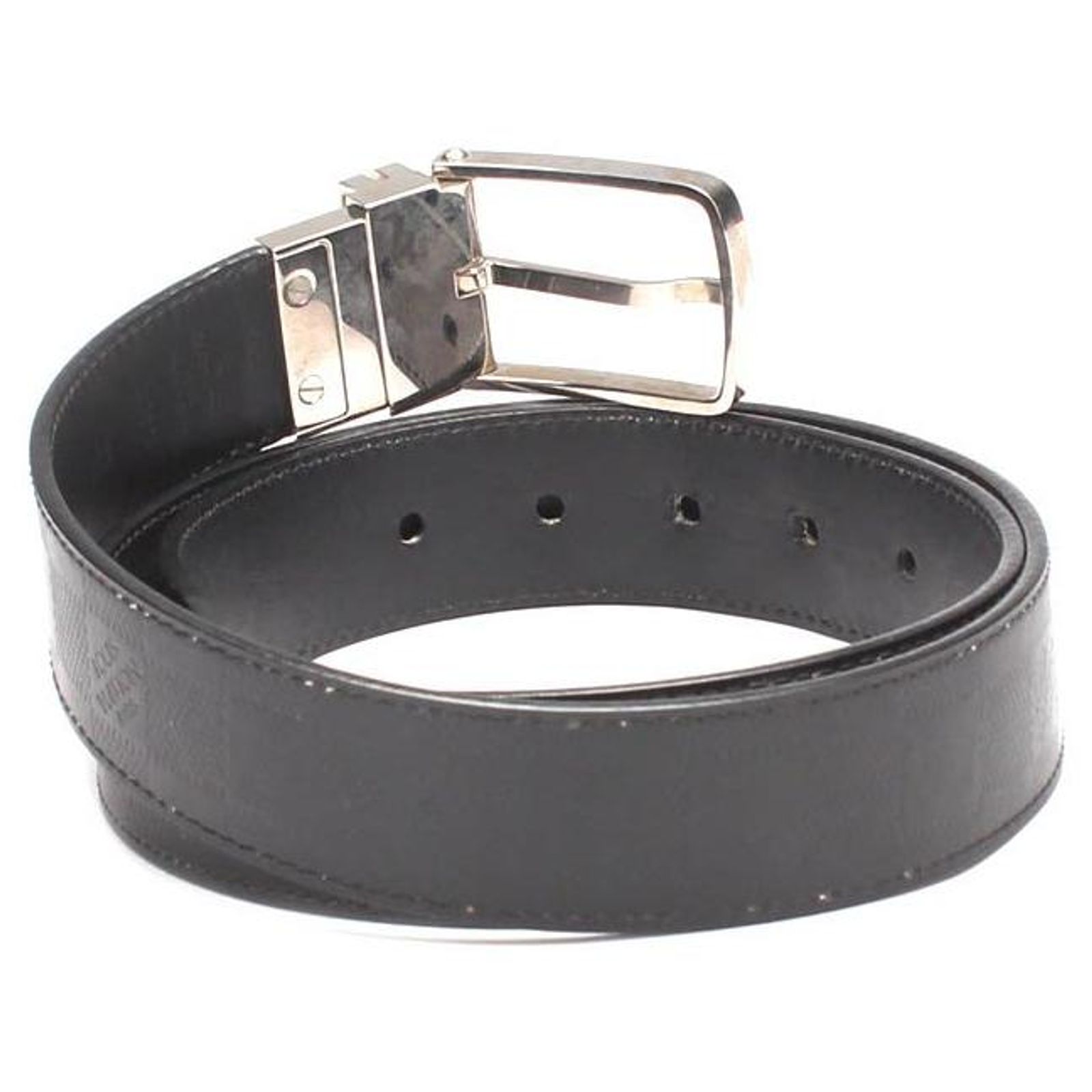 Louis Vuitton Damier Infini Ceinture Detroit Belt Louis Vuitton Damier Infini Ceinture Bosron Belt Black main image 2