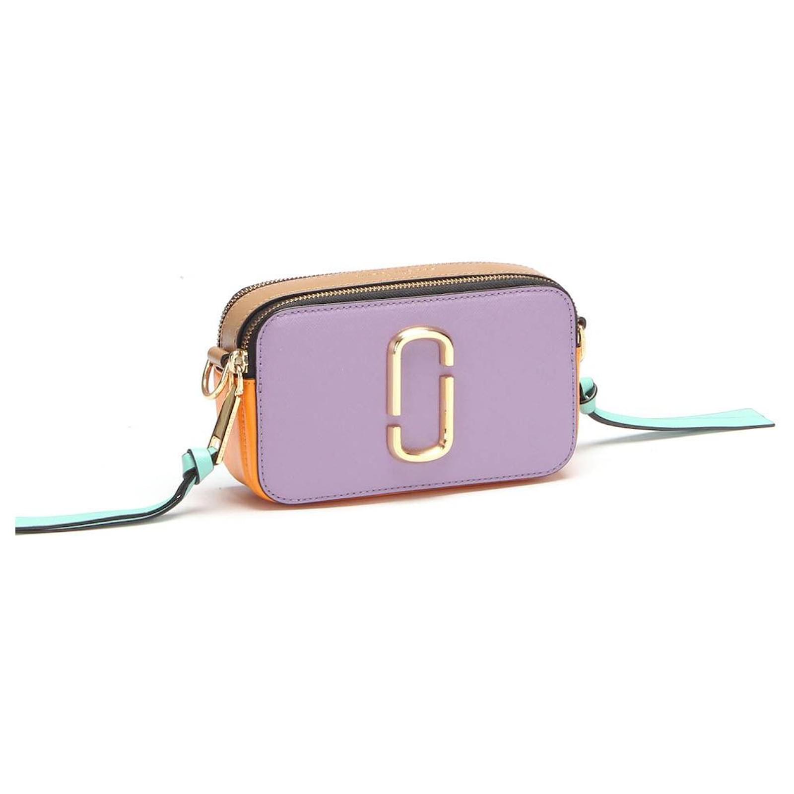 Marc Jacobs Snapshot camera bag Purple Leather Pony-style calfskin  ref.868318 - Joli Closet