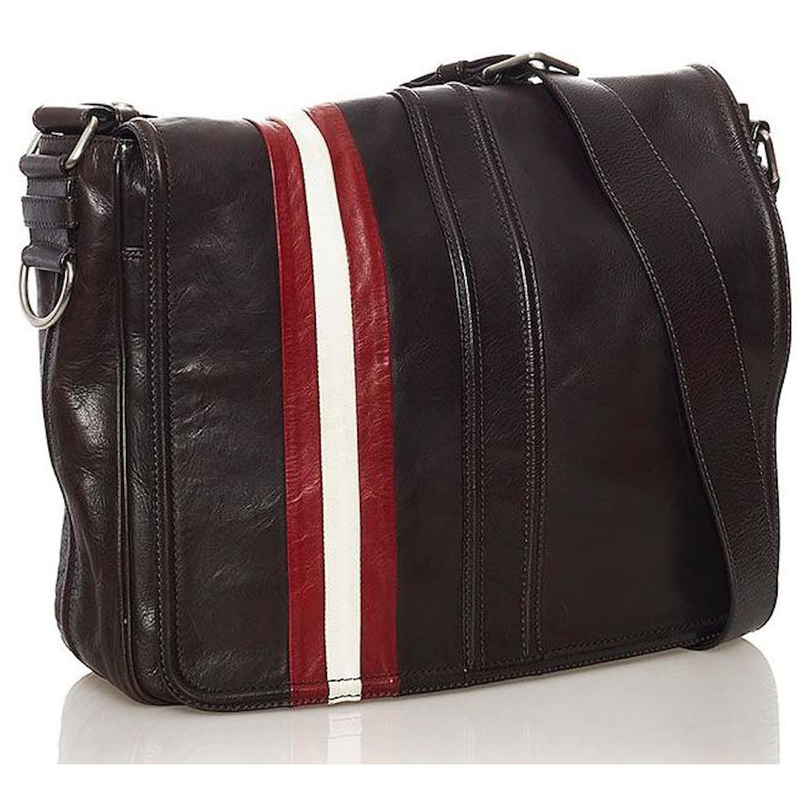 Bally High Point Leather Crossbody Bag