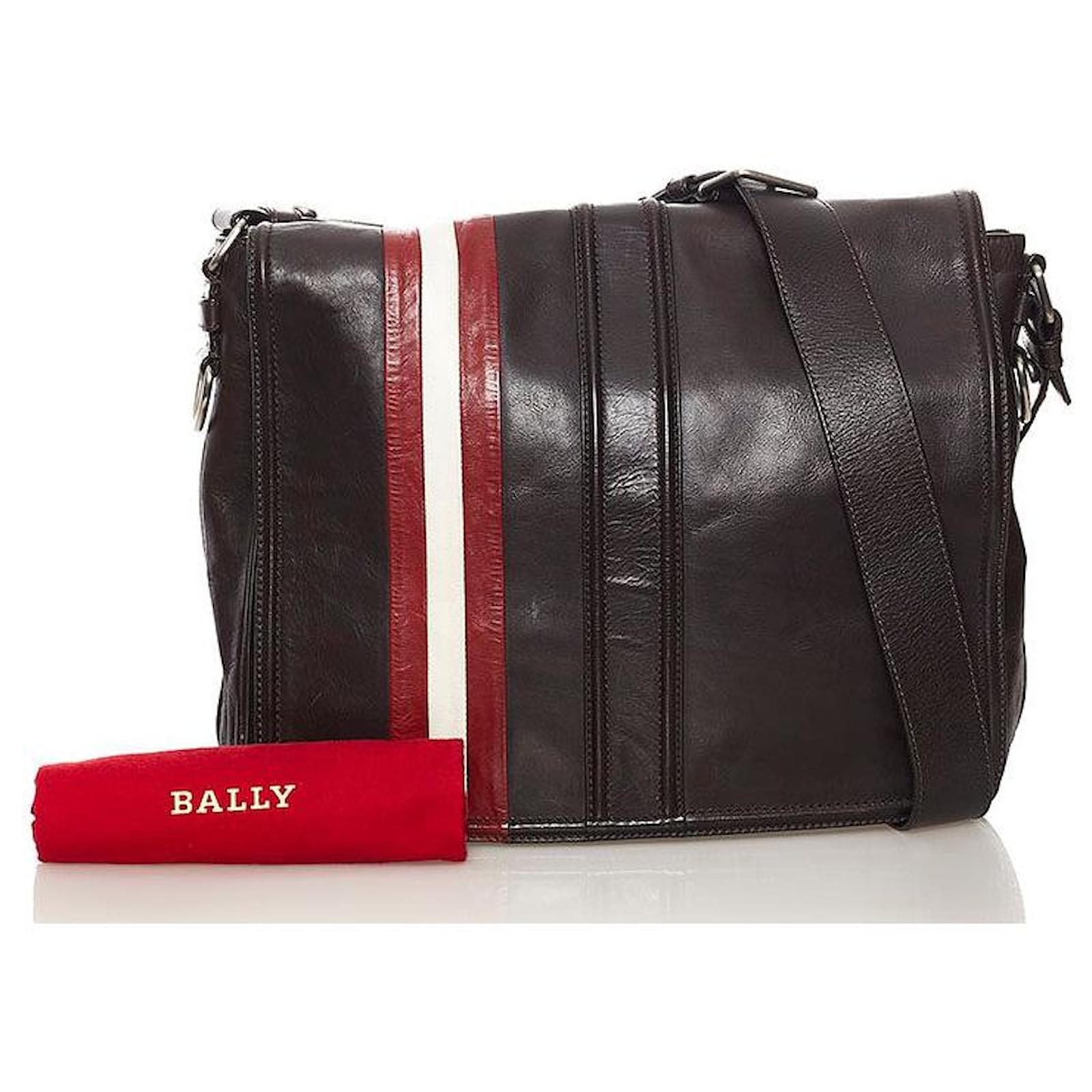 Bally High Point Leather Crossbody Bag
