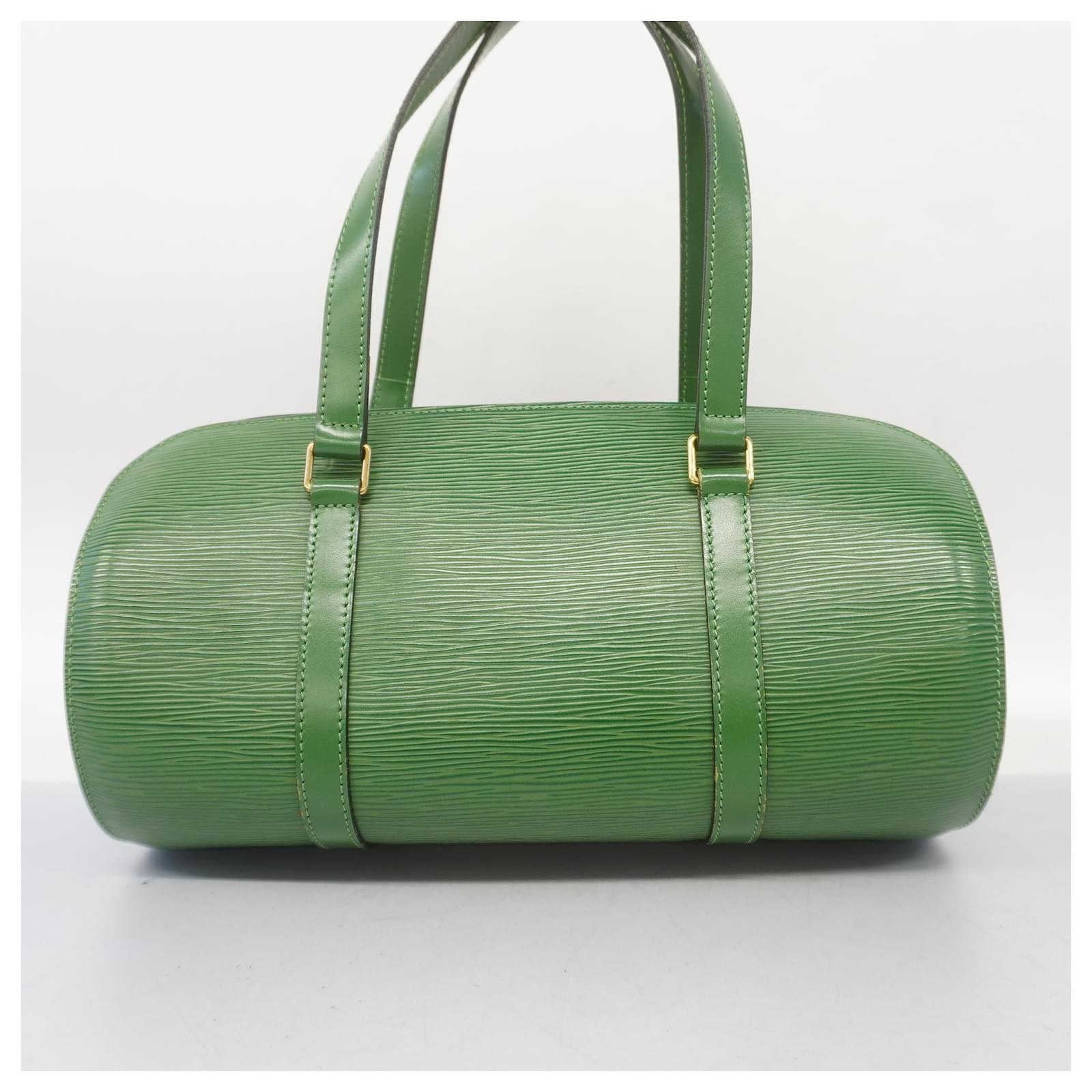 Louis Vuitton Soufflot Green Leather ref.612644 - Joli Closet